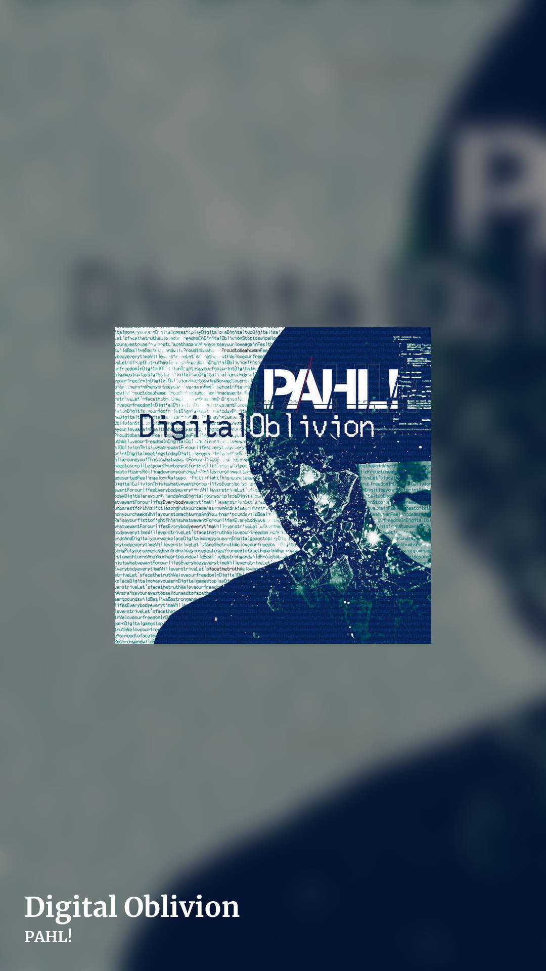 Digital Oblivion by PAHL!, story clean share image