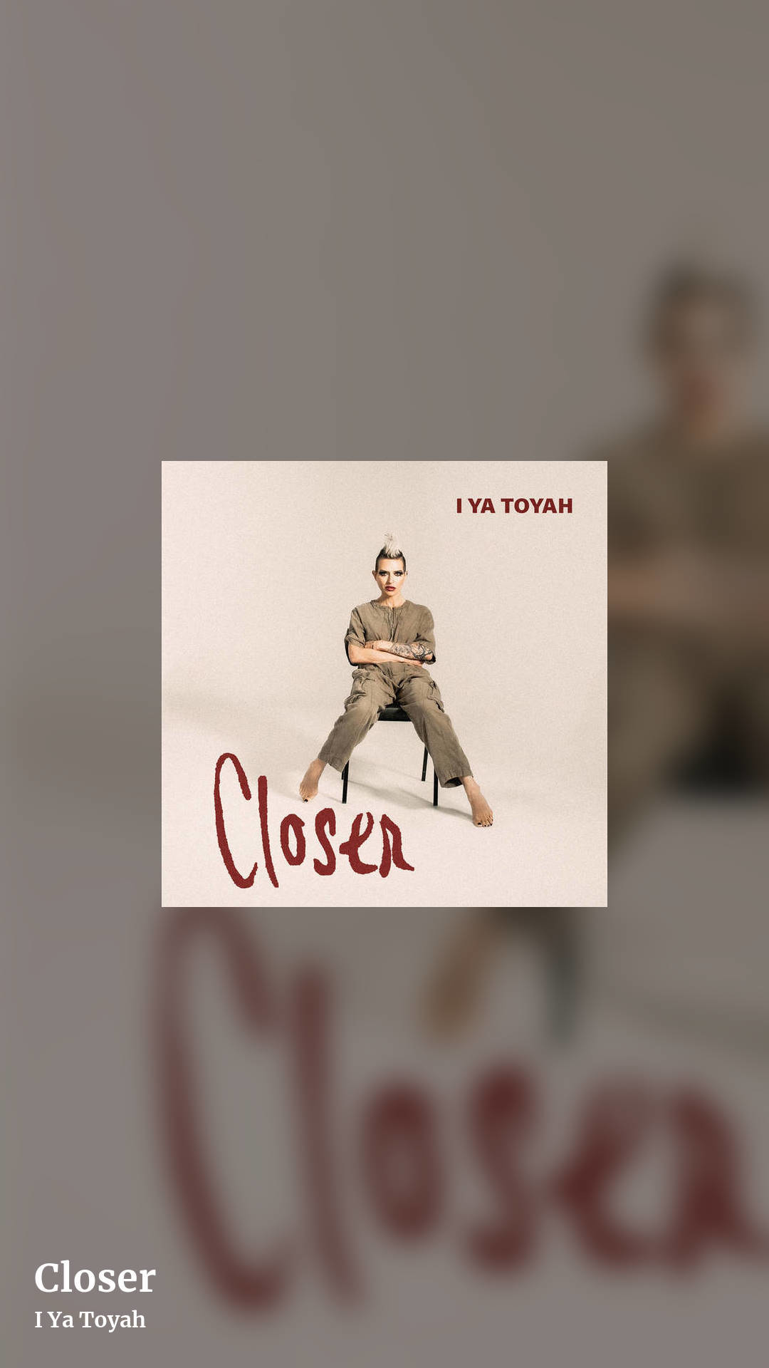 Closer by I Ya Toyah, story clean share image