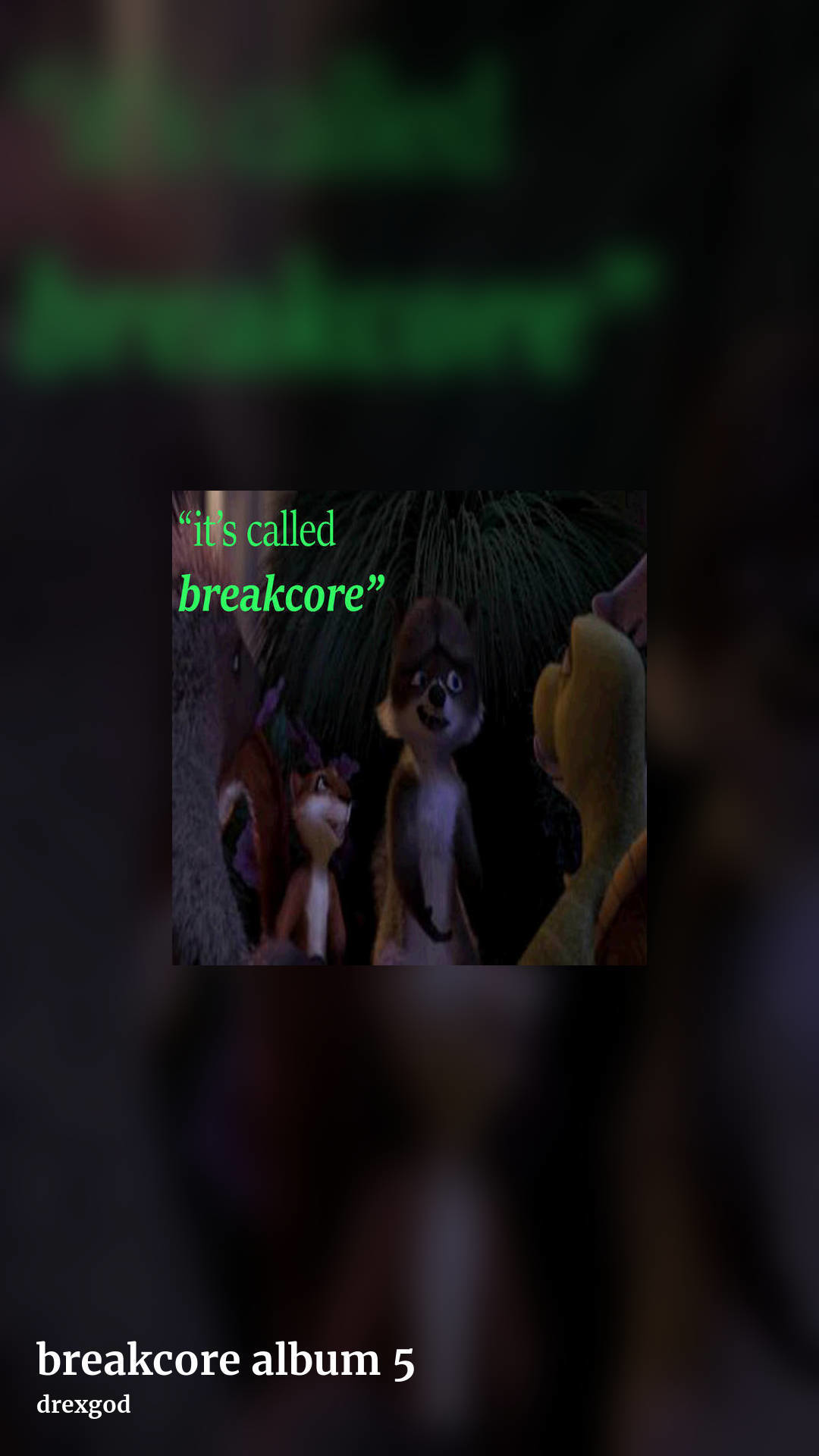 breakcore album 5 by drexgod, story clean share image