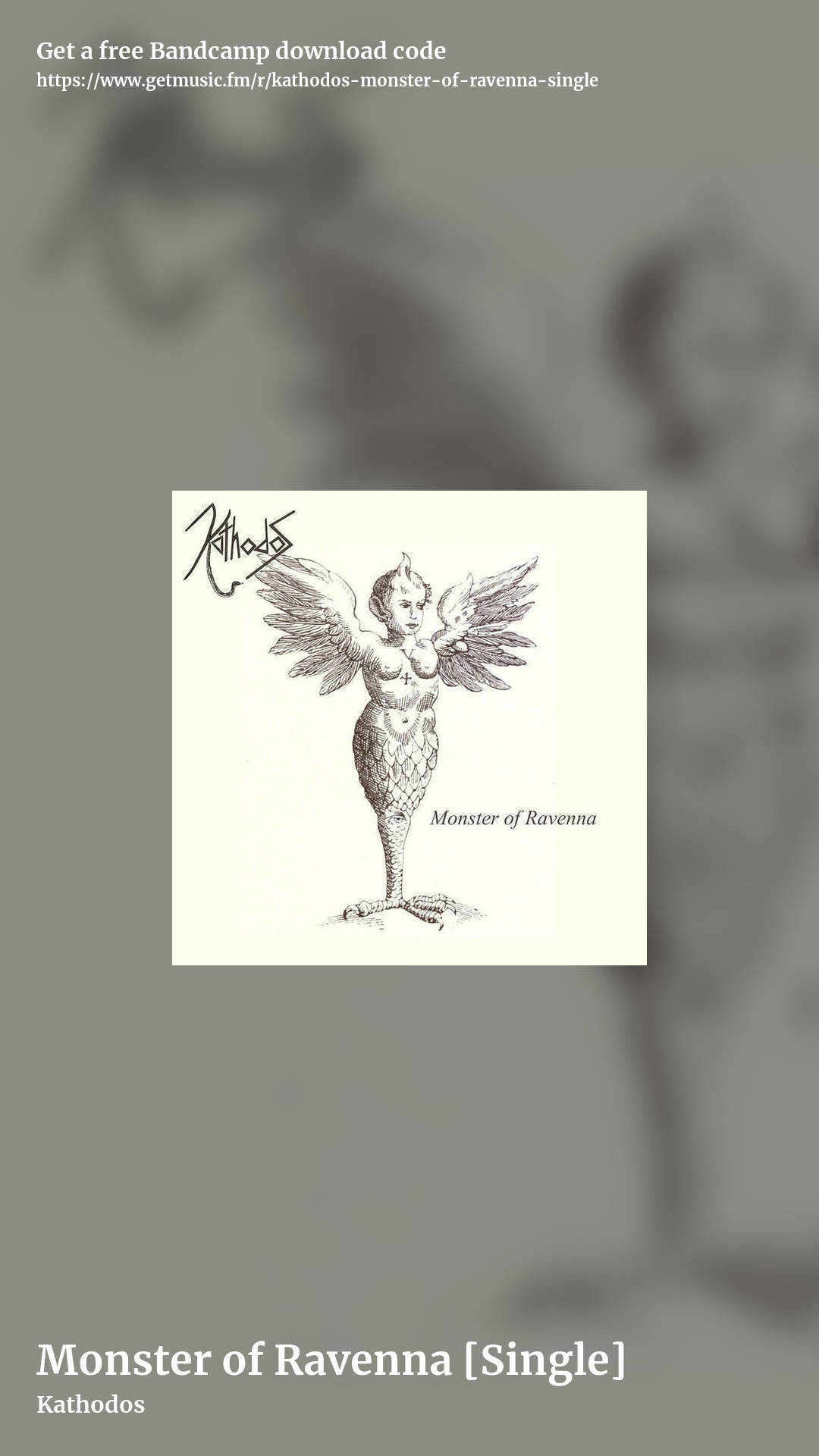 Monster of Ravenna [Single] by Kathodos, story promo share image