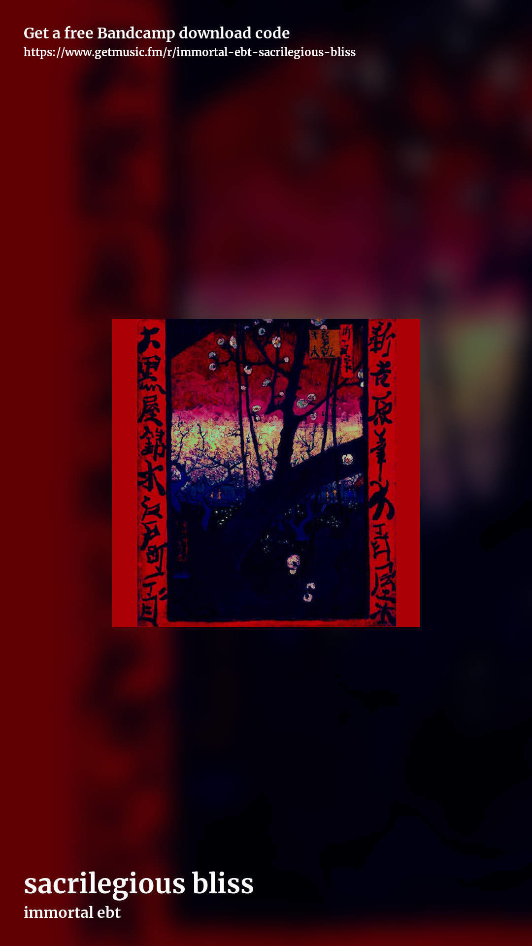 sacrilegious bliss by immortal ebt, story promo share image