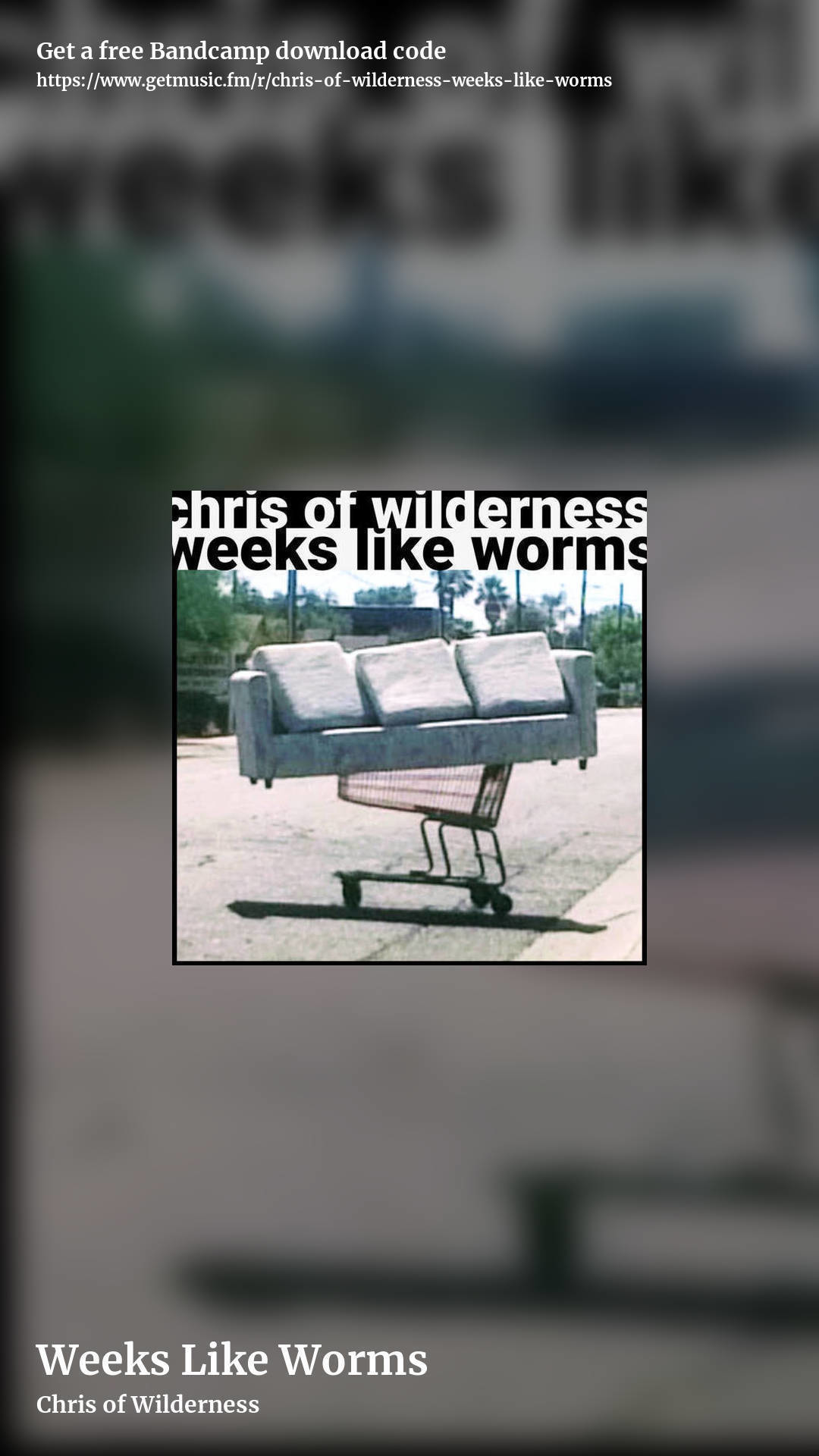 Weeks Like Worms by Chris of Wilderness, story promo share image