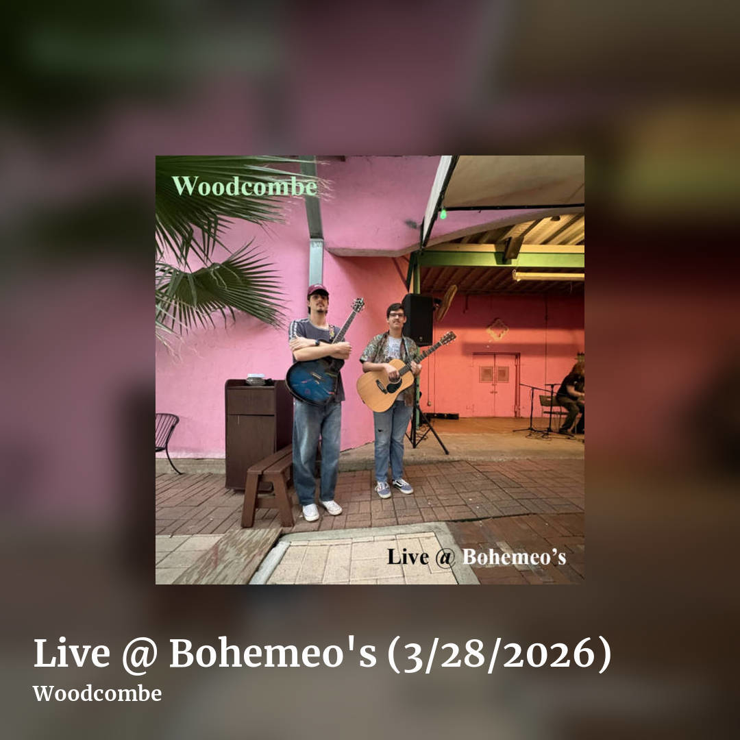 Live @ Bohemeo's (3/28/2026) by Woodcombe, square clean share image