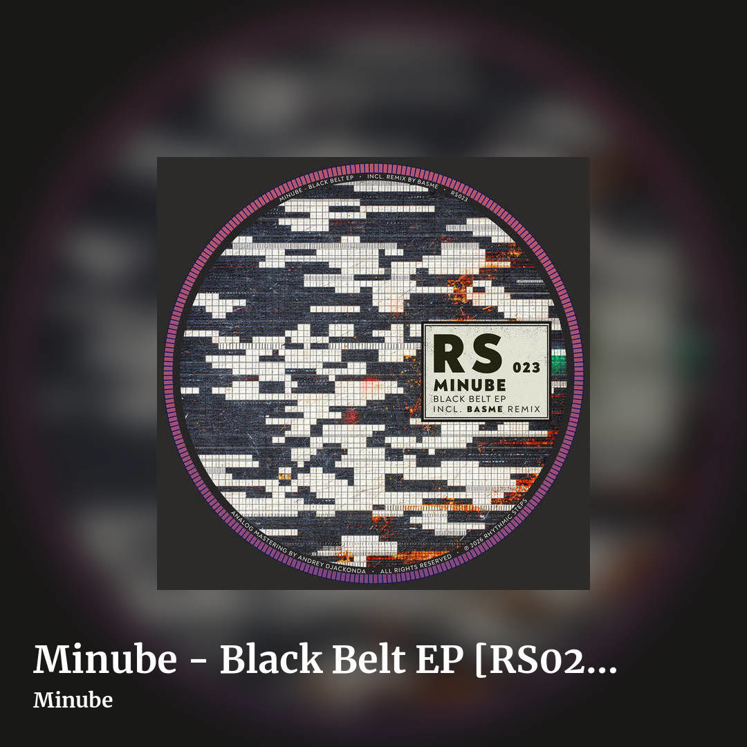 Minube - Black Belt EP [RS023] by Minube, square clean share image