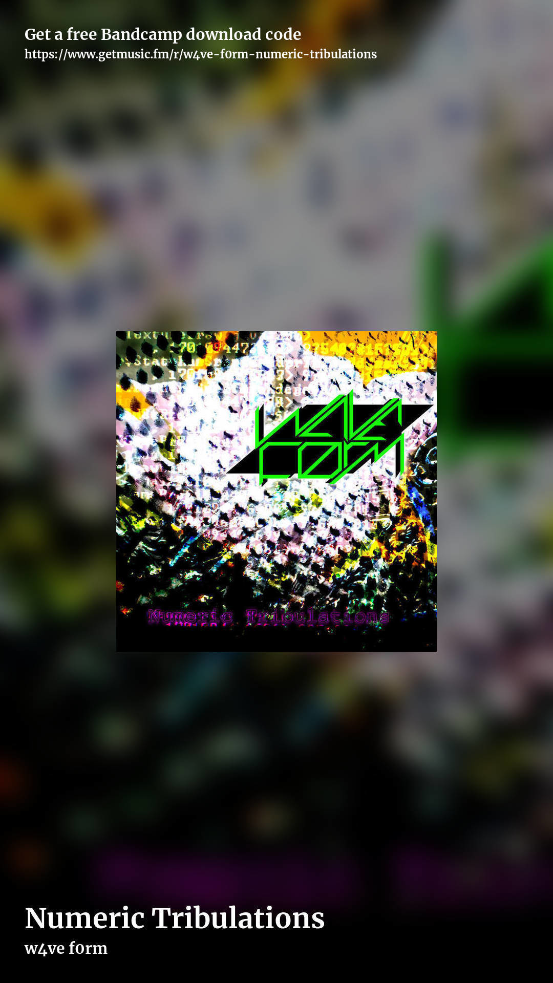 Numeric Tribulations by w4ve f0rm, story promo share image