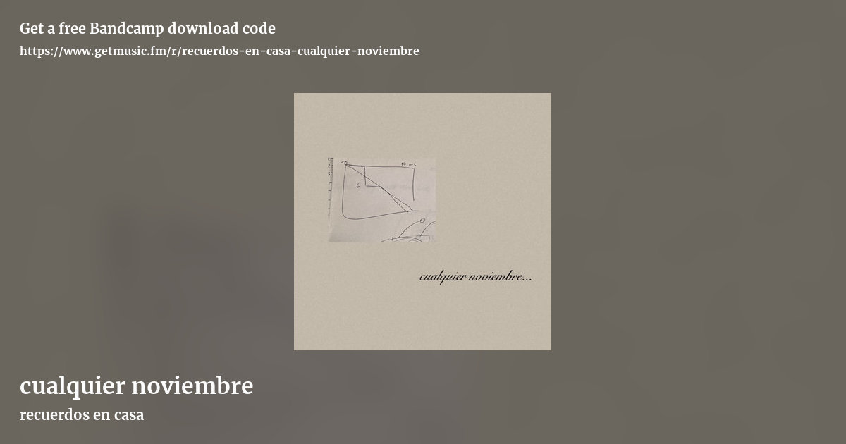 cualquier noviembre by recuerdos en casa, landscape promo share image