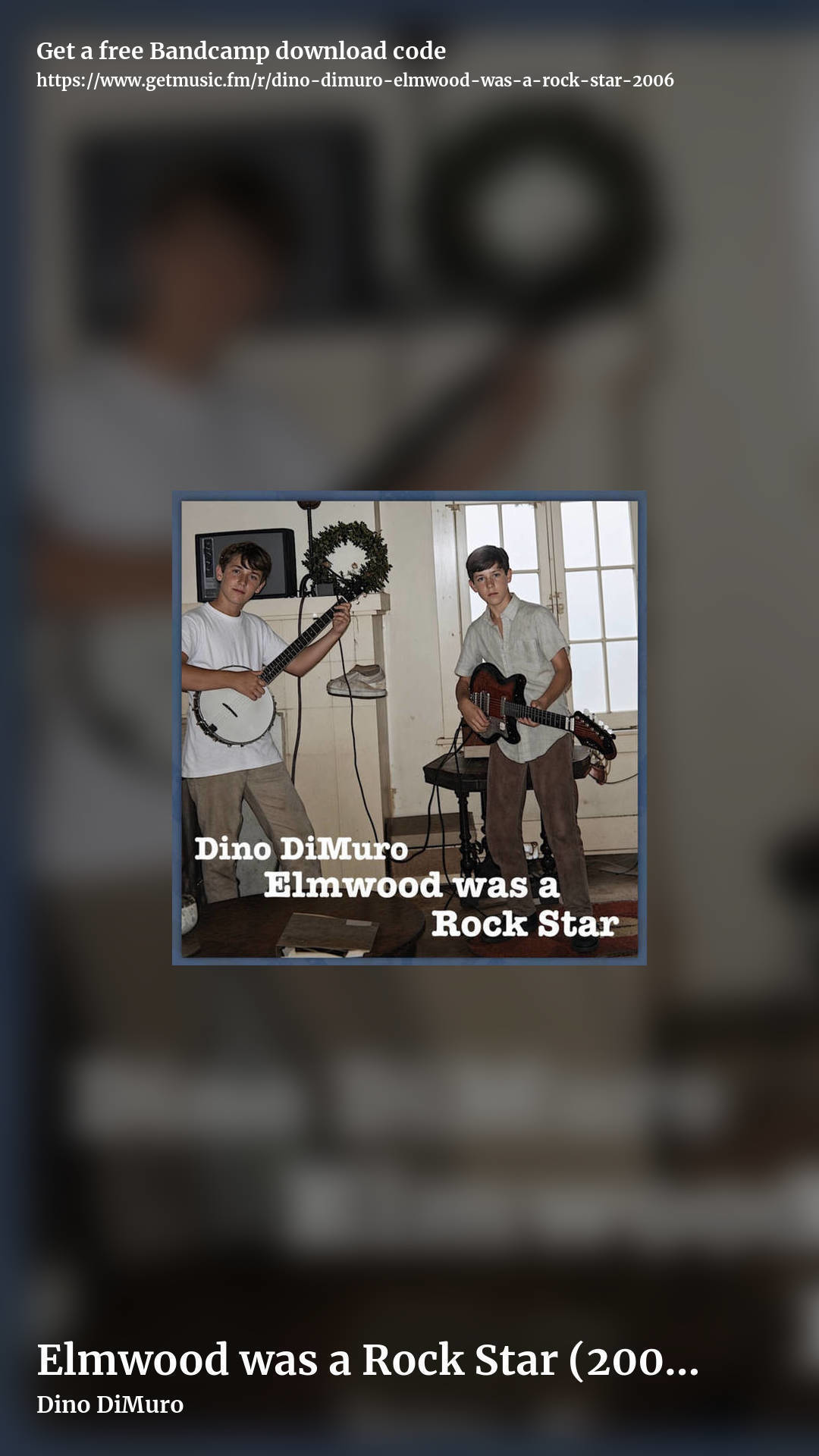 Elmwood was a Rock Star (2006) by Dino DiMuro, story promo share image