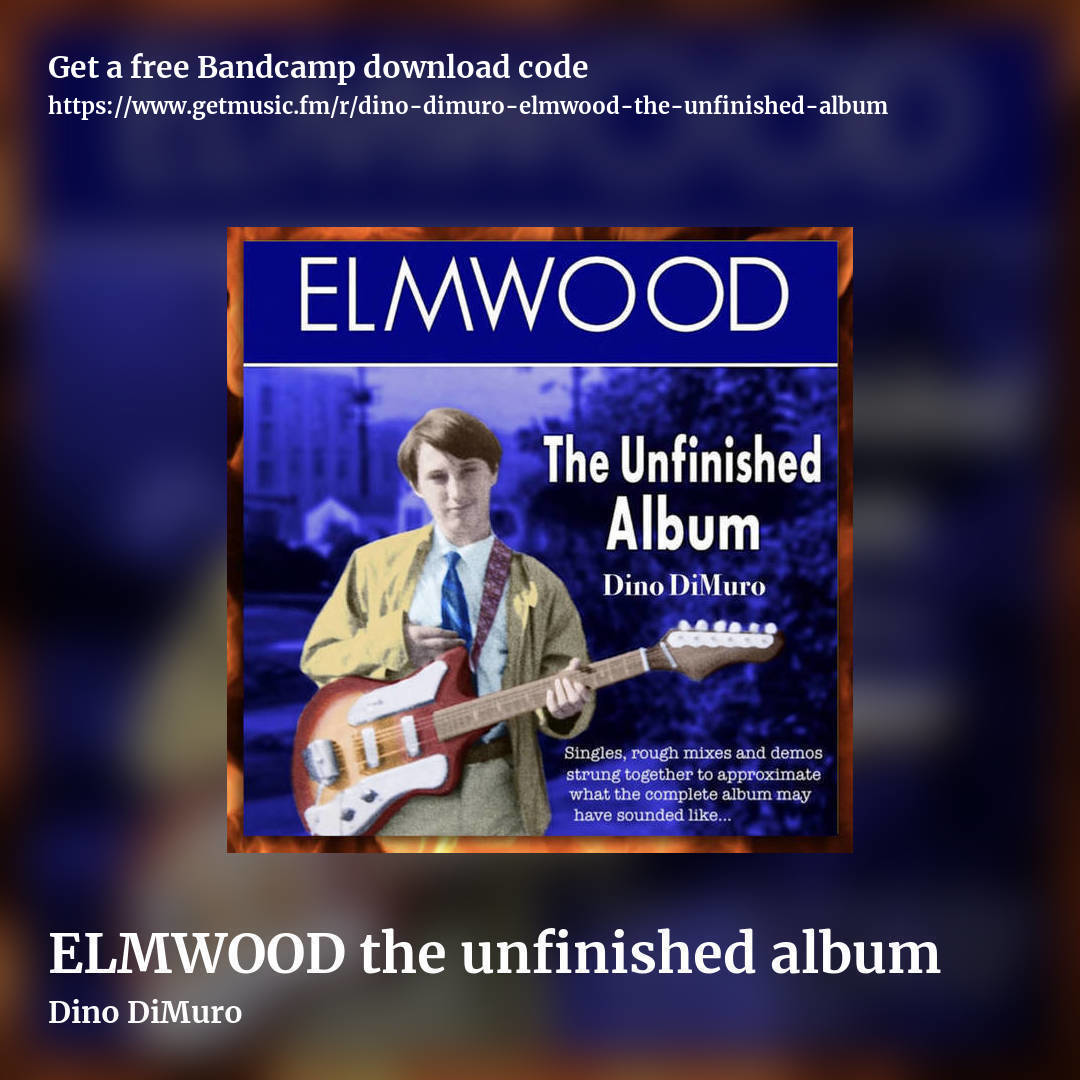 ELMWOOD the unfinished album by Dino DiMuro, square promo share image