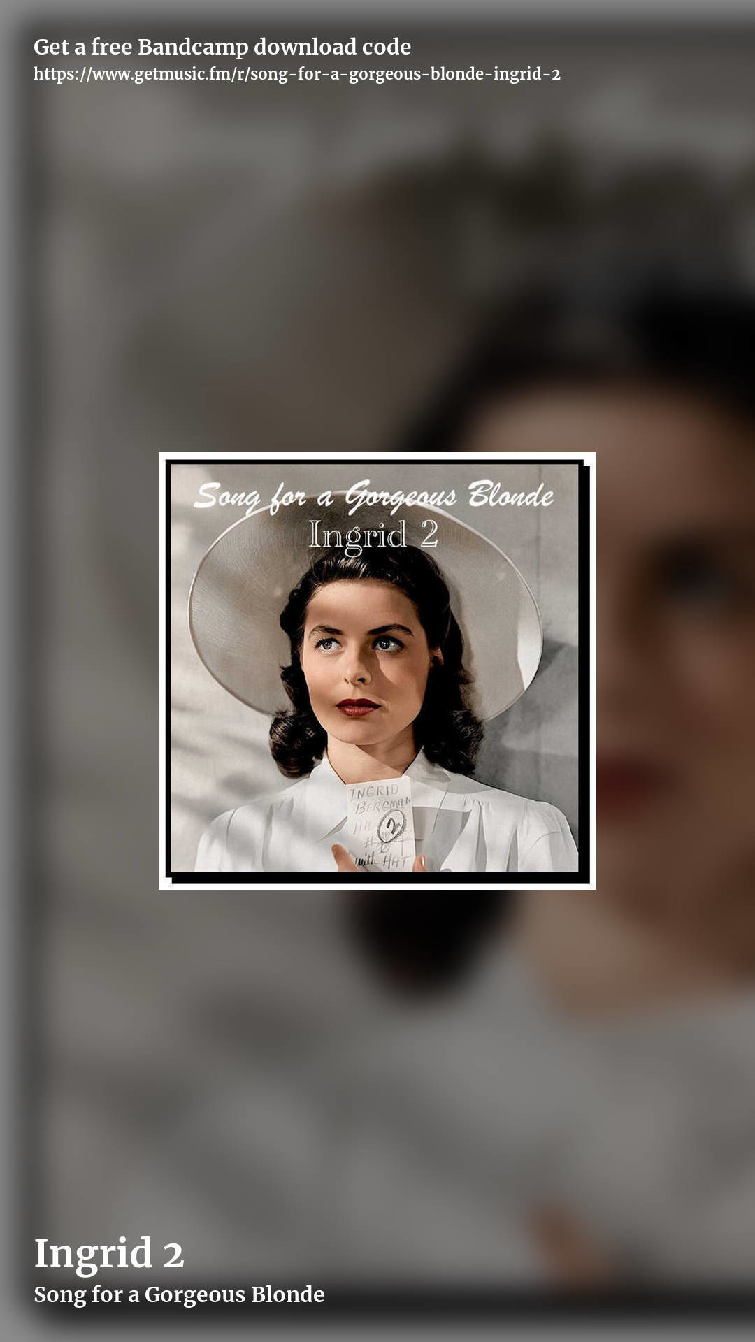Ingrid 2 by Song for a Gorgeous Blonde, story promo share image