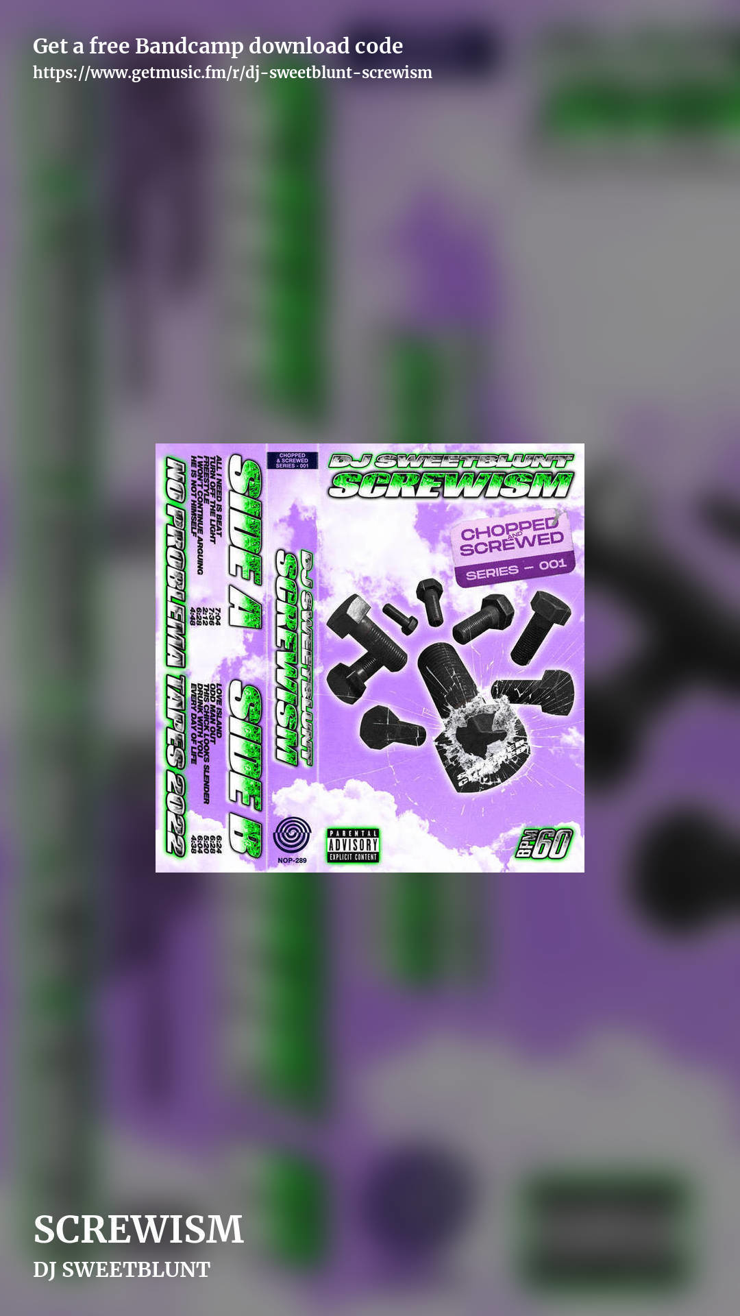 SCREWISM by DJ SWEETBLUNT, story promo share image