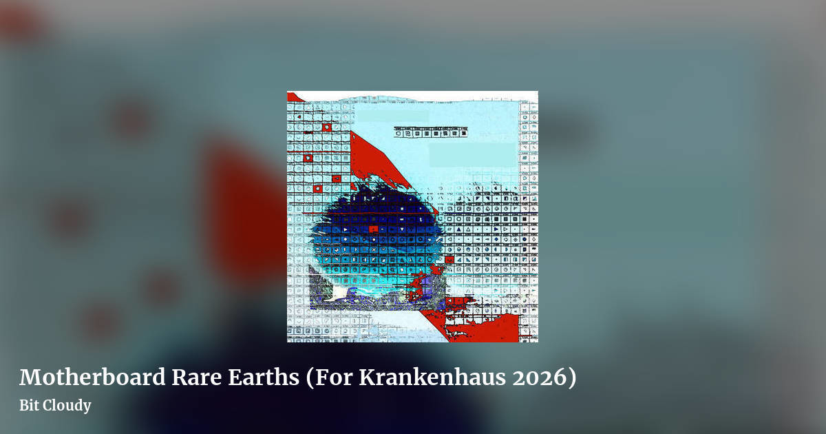 Motherboard Rare Earths (For Krankenhaus 2026) by Bit Cloudy, landscape clean share image