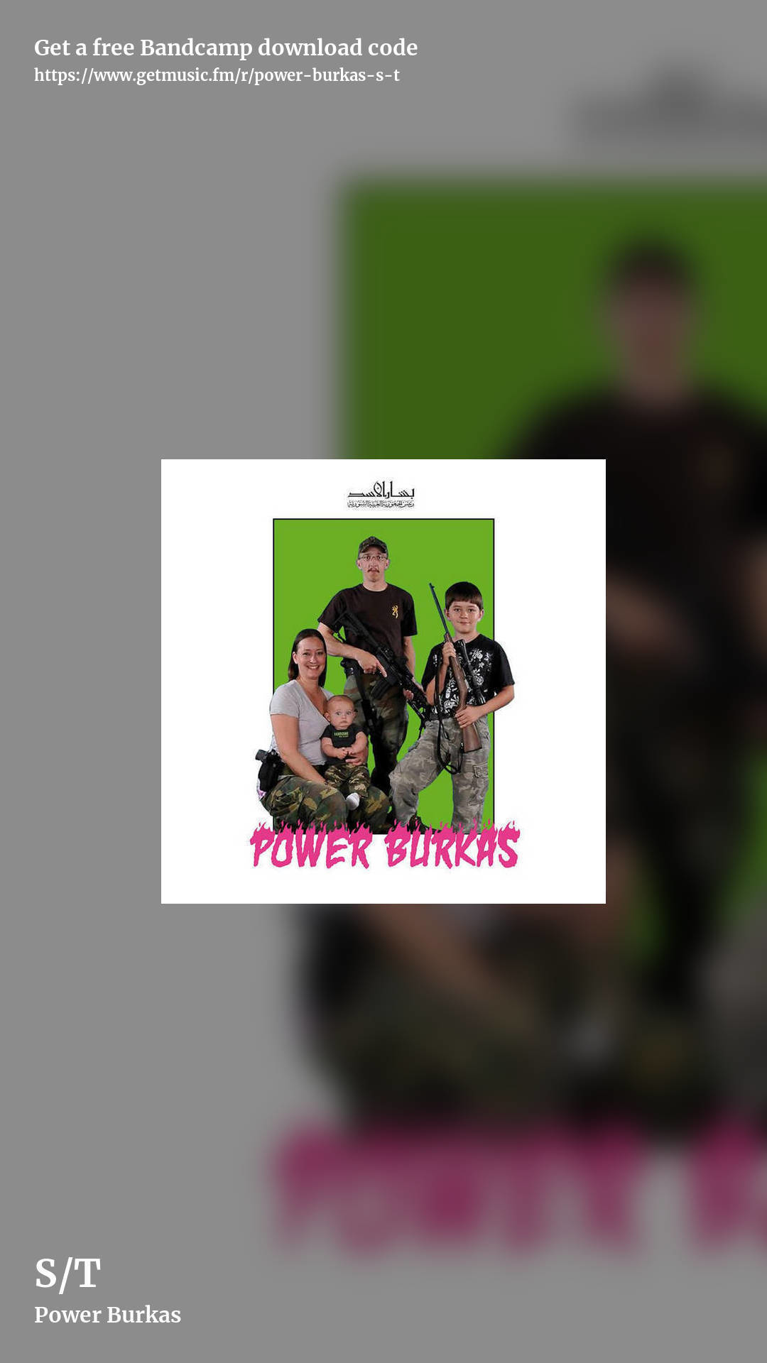 S/T by Power Burkas, story promo share image