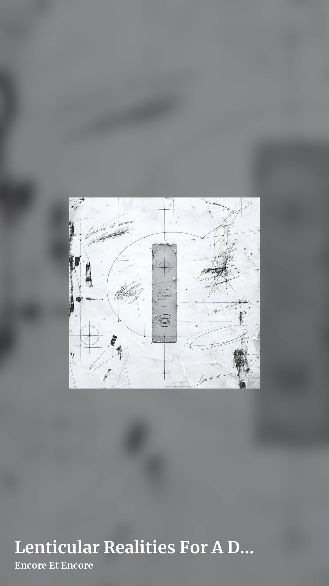 Lenticular Realities For A Distorted World by Encore Et Encore, story clean share image