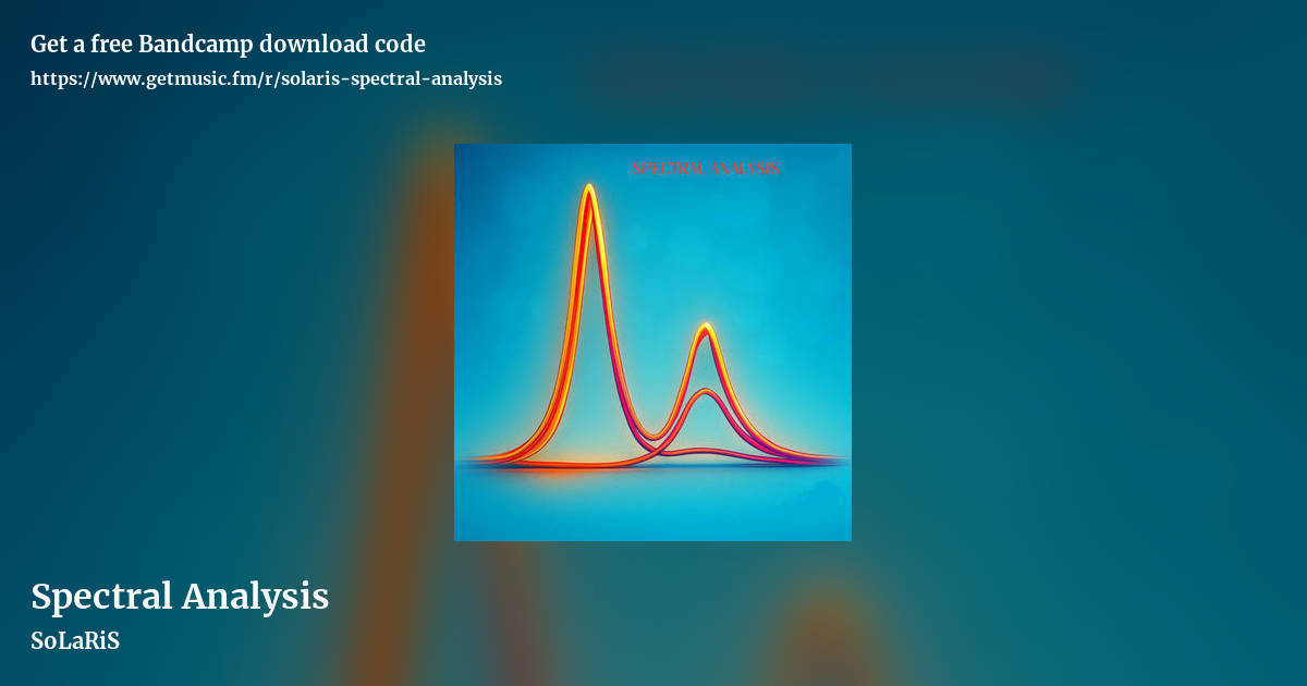 Spectral Analysis by SoLaRiS, landscape promo share image