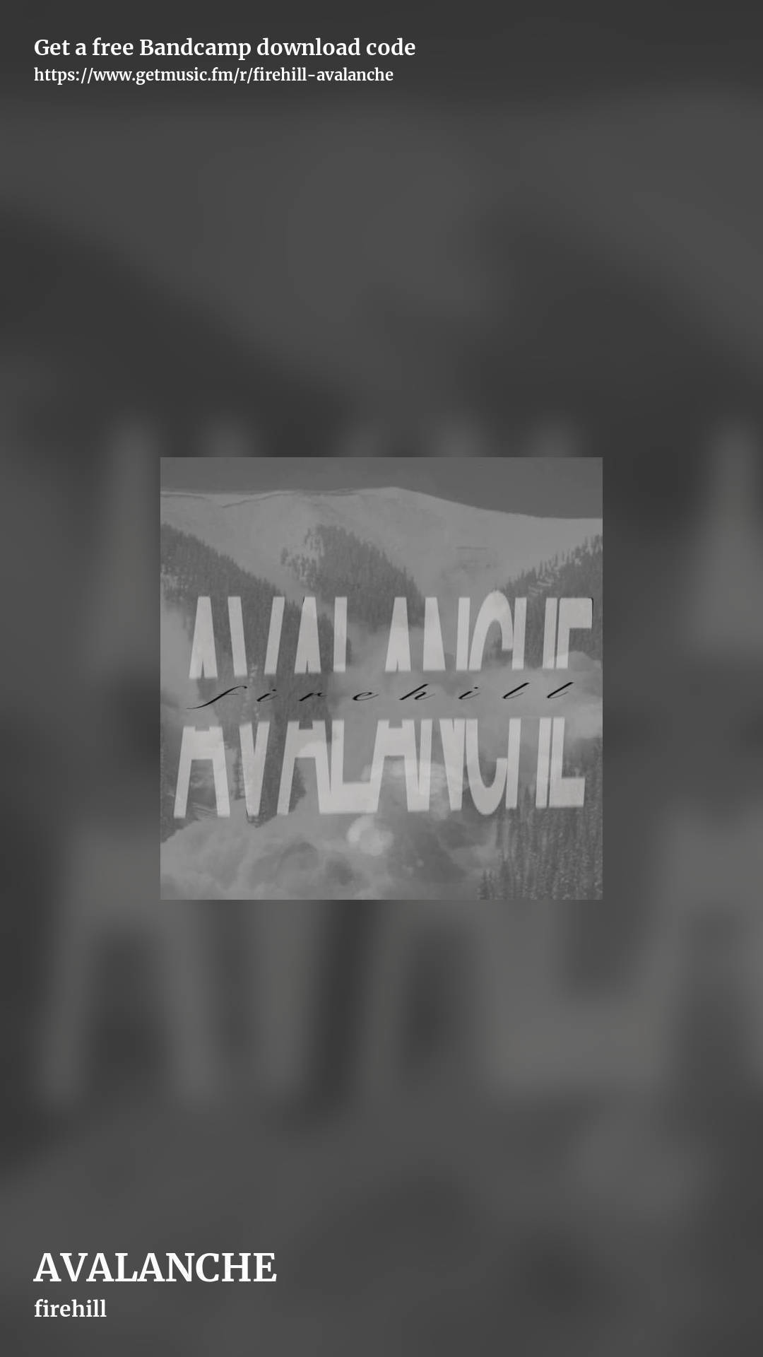 AVALANCHE by firehill, story promo share image