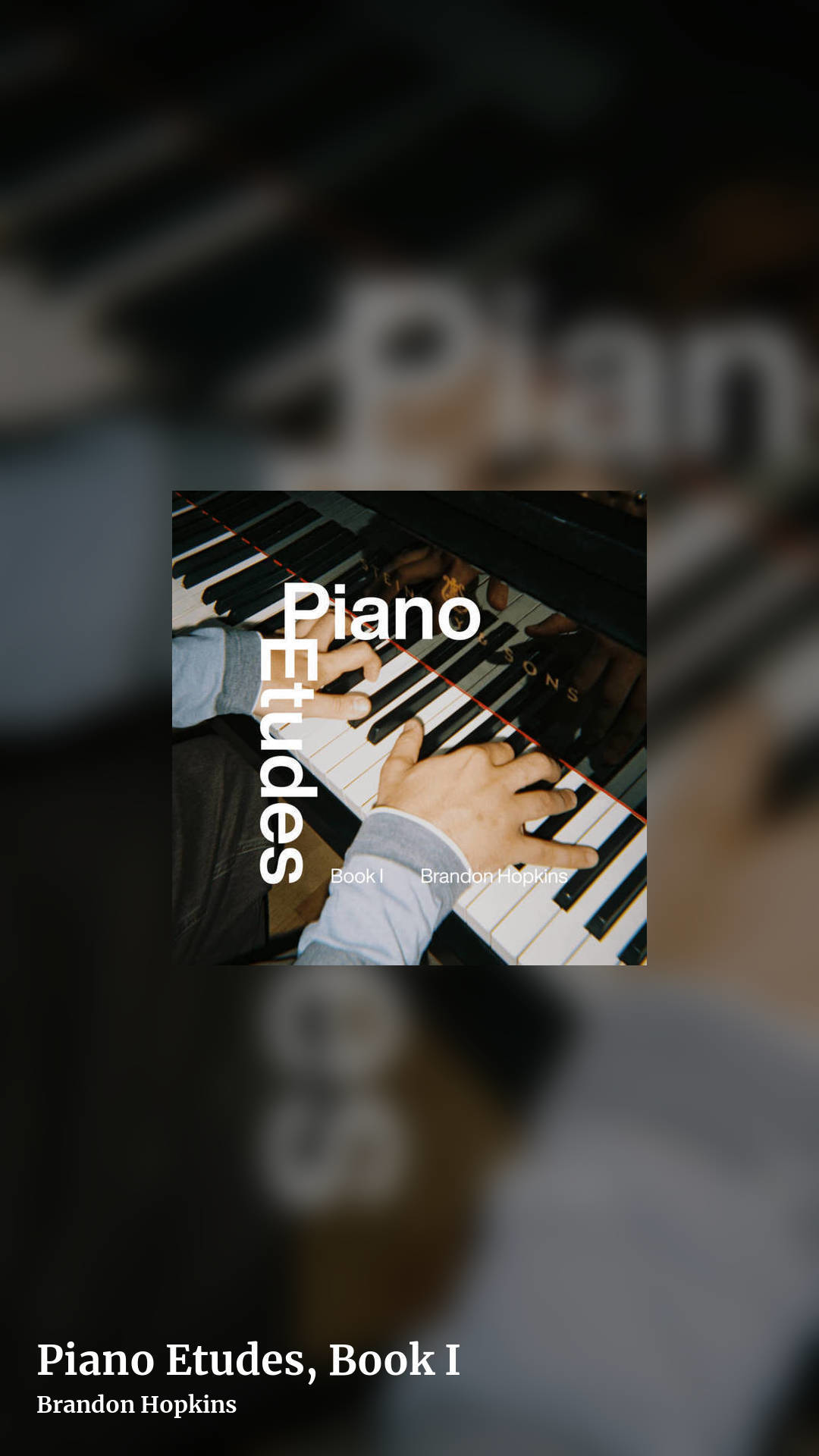 Piano Etudes, Book I by Brandon Hopkins, story clean share image