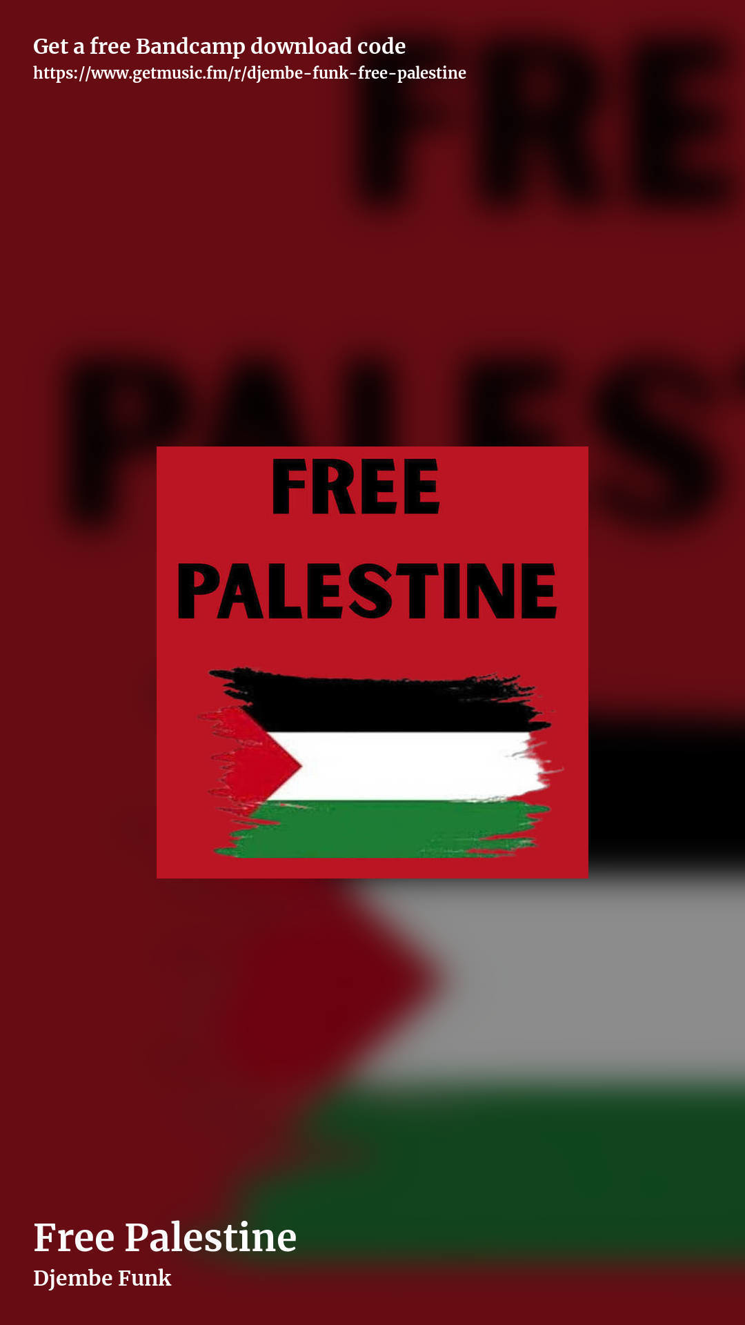 Free Palestine by Djembe Funk, story promo share image