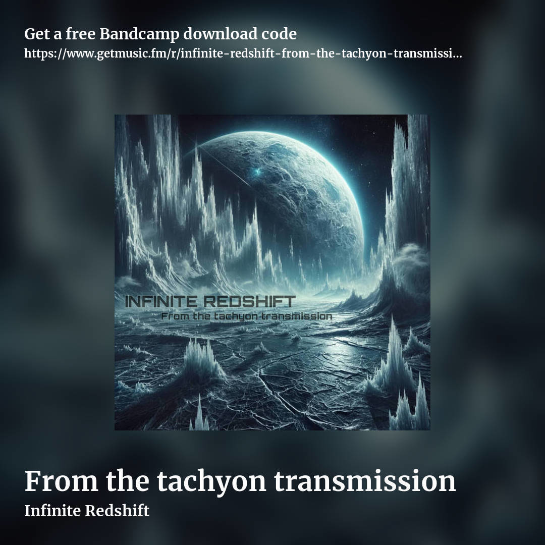 From the tachyon transmission by Infinite Redshift, square promo share image