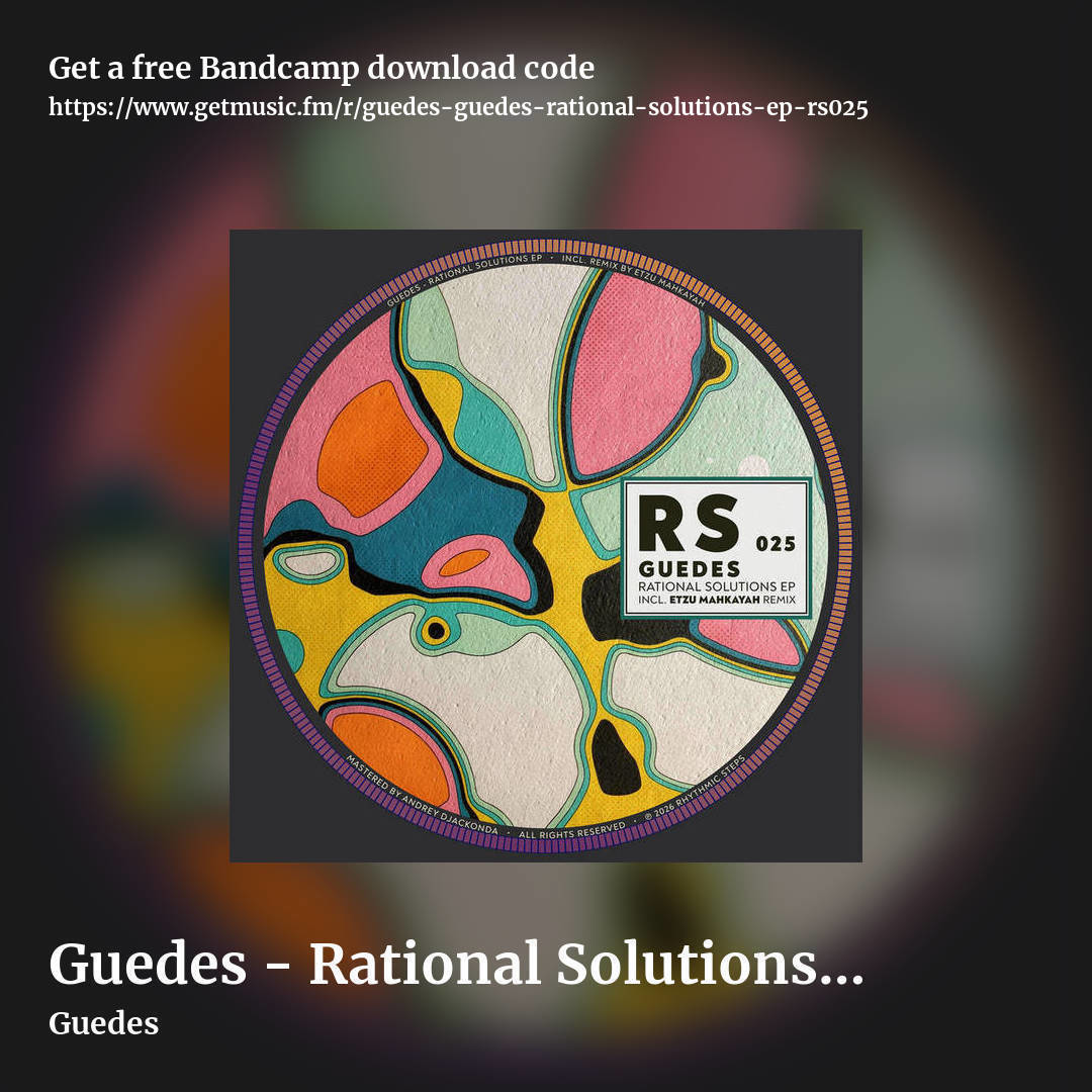 Guedes - Rational Solutions EP [RS025] by Guedes, square promo share image