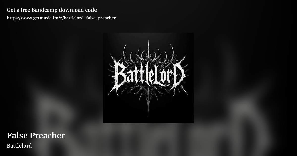 False Preacher by Battlelord, landscape promo share image