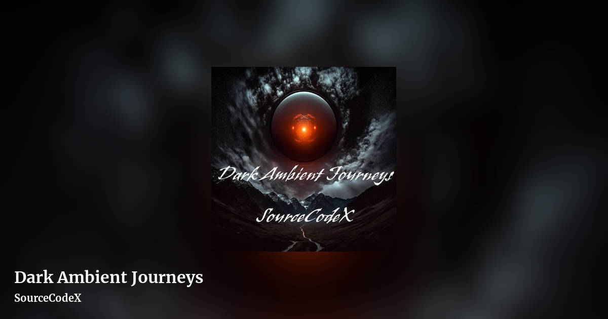 Dark Ambient Journeys by SourceCodeX, landscape clean share image