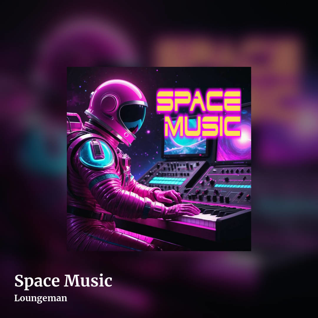 Space Music by Loungeman, square clean share image