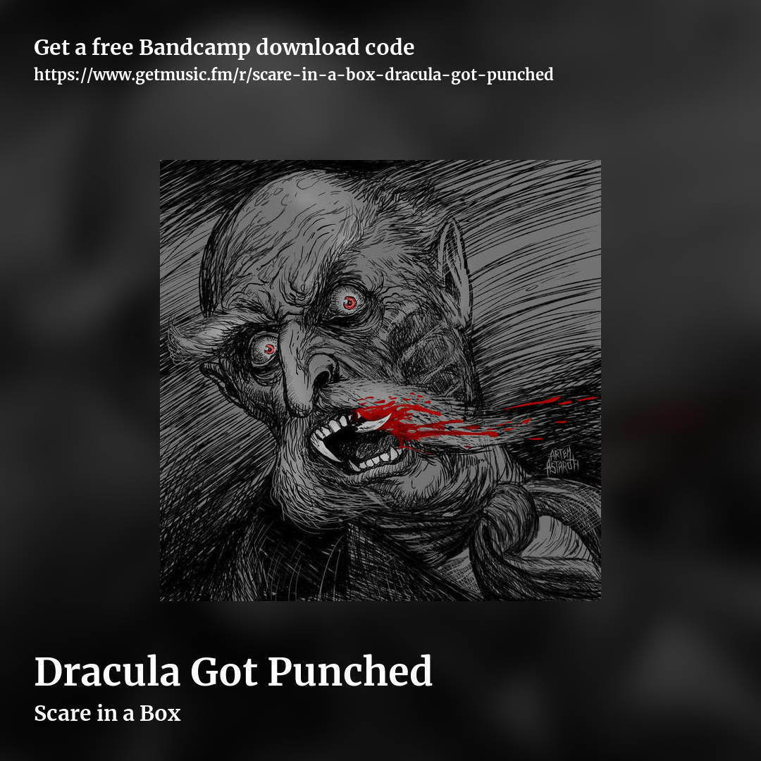 Dracula Got Punched by Scare in a Box, square promo share image