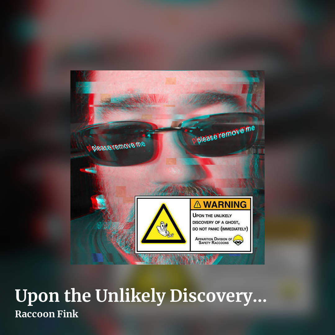 Upon the Unlikely Discovery of a Ghost, Please Do Not Panic (Immediately) by Raccoon Fink, square clean share image