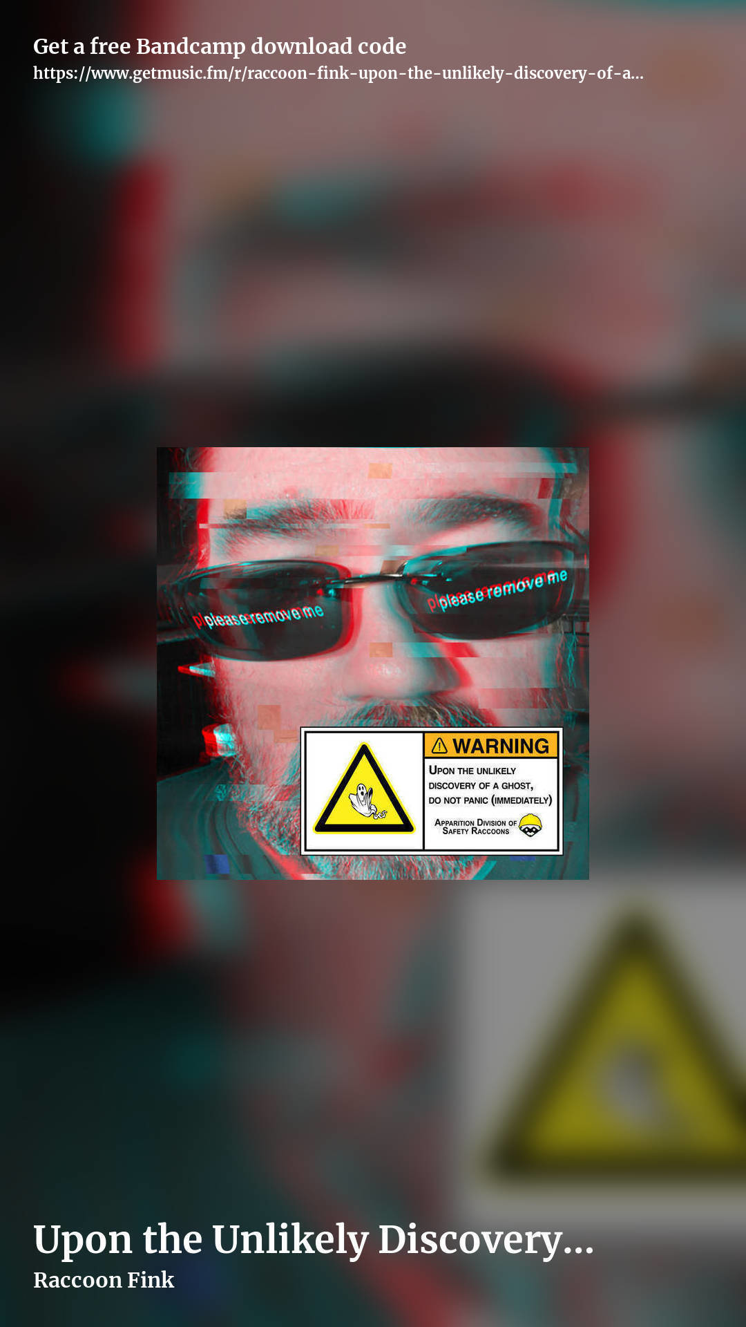 Upon the Unlikely Discovery of a Ghost, Please Do Not Panic (Immediately) by Raccoon Fink, story promo share image