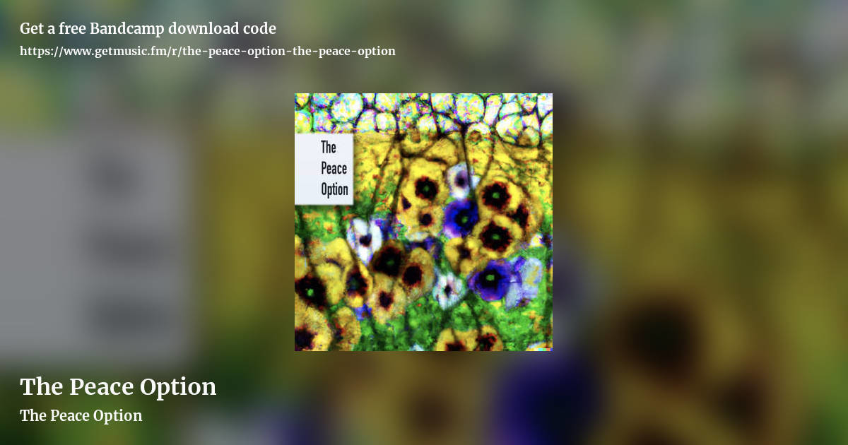 The Peace Option by The Peace Option, landscape promo share image