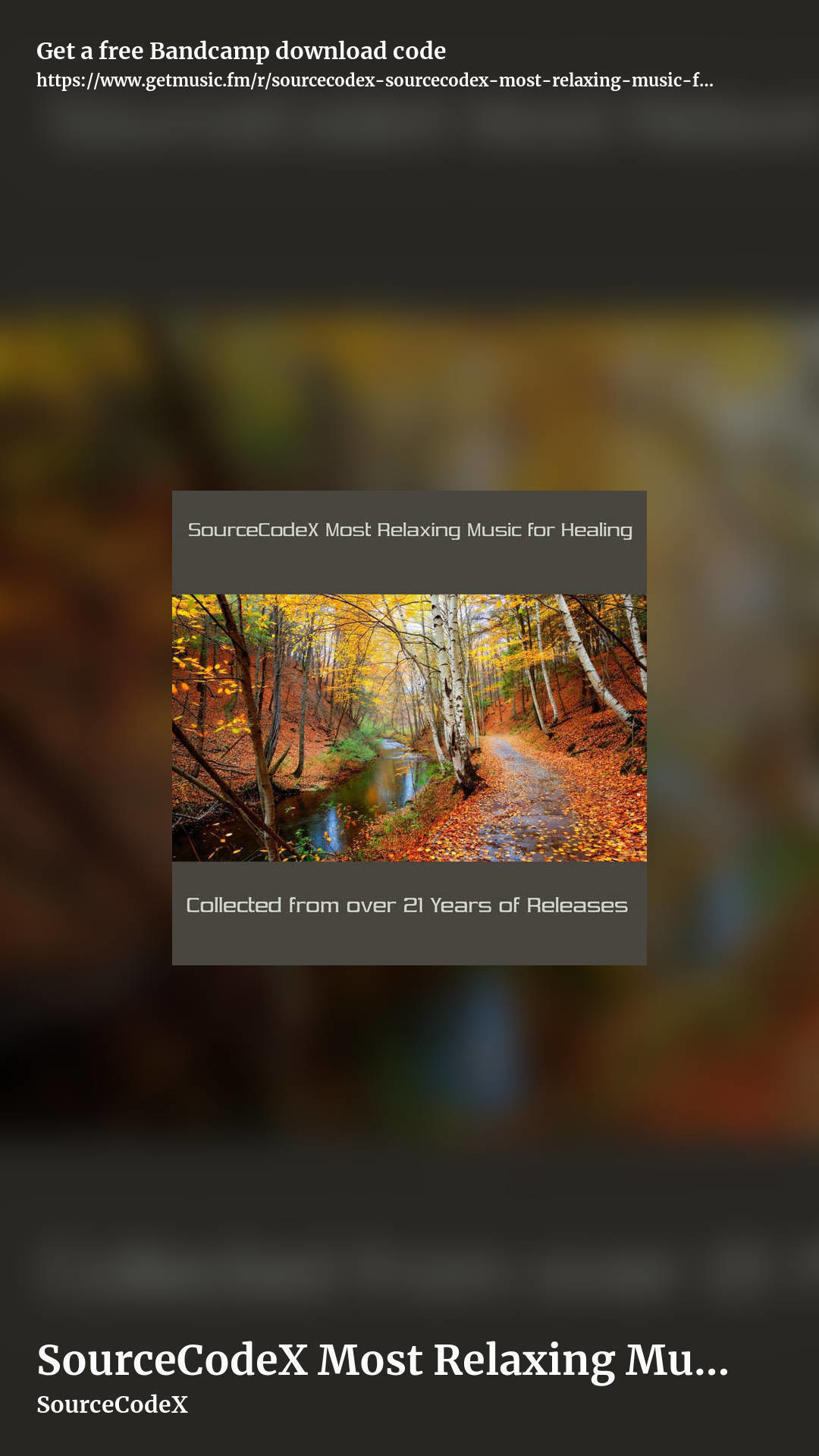 SourceCodeX Most Relaxing Music for Healing by SourceCodeX, story promo share image