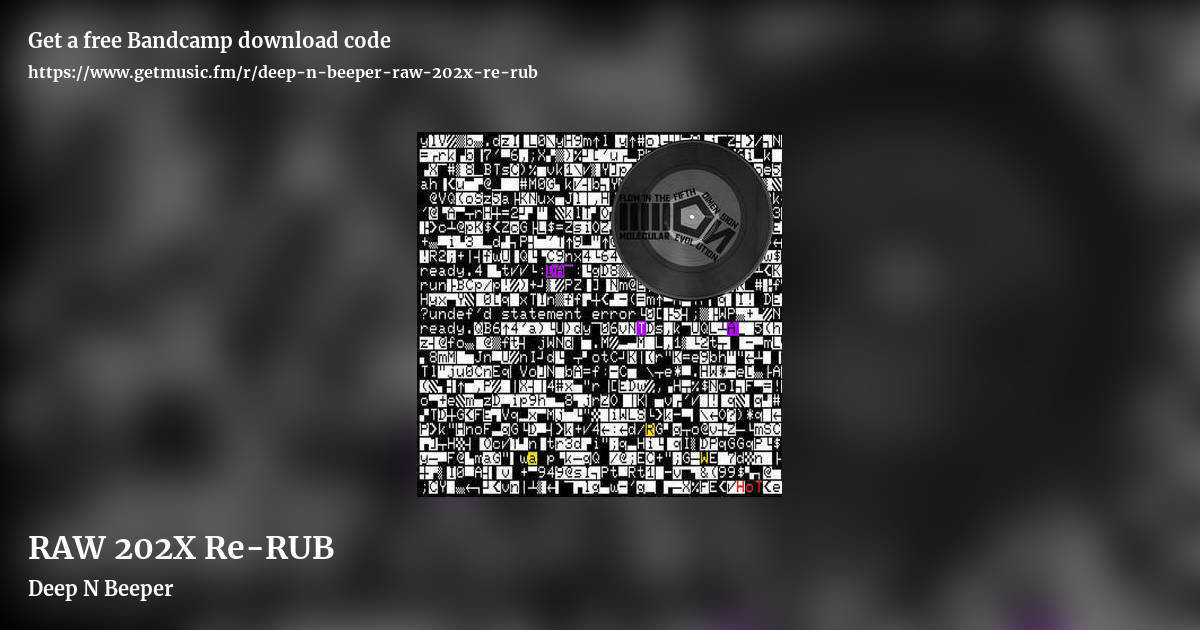 RAW 202X Re-RUB by Deep N Beeper, landscape promo share image