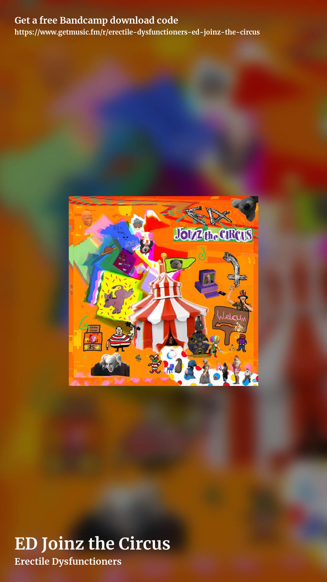 ED Joinz the Circus by Erectile Dysfunctioners, story promo share image