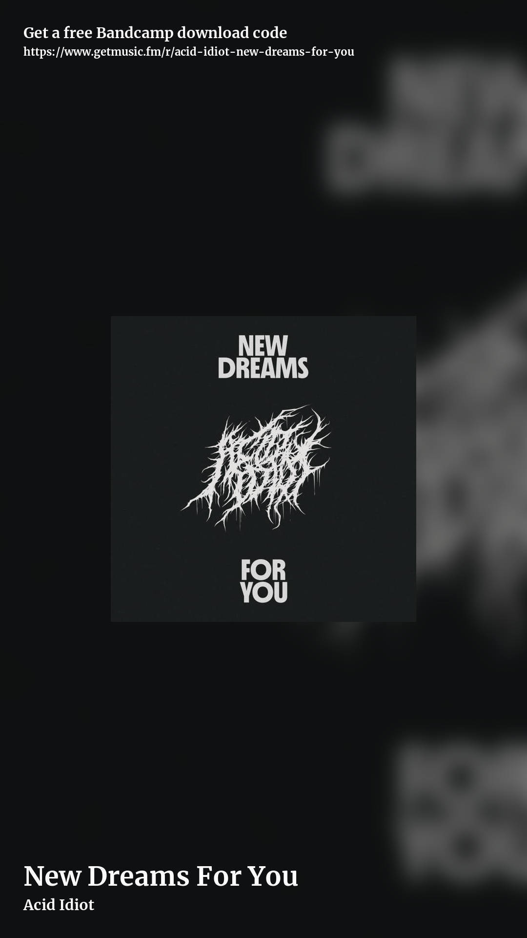 New Dreams For You by Acid Idiot, story promo share image