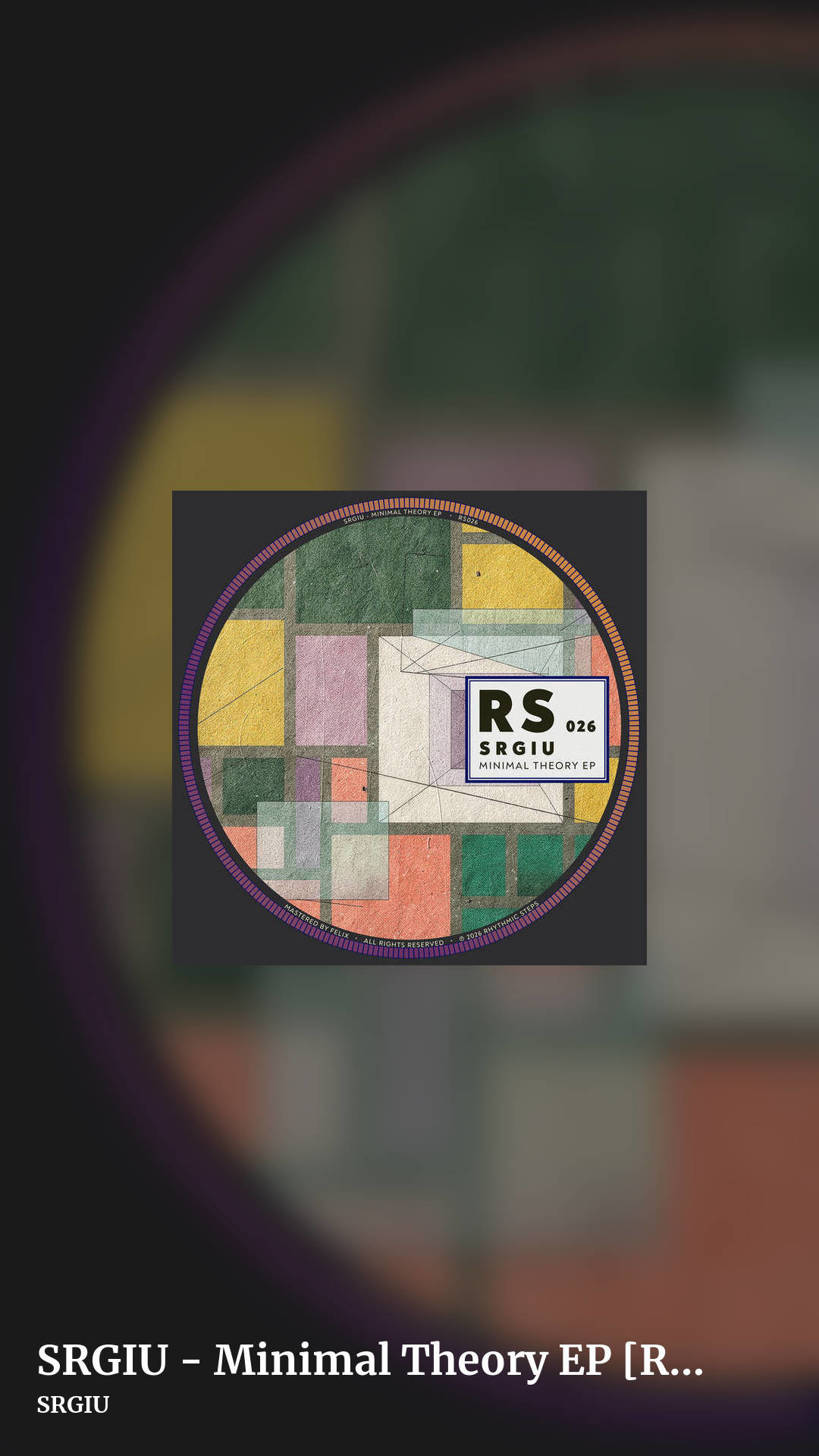 SRGIU - Minimal Theory EP [RS026] by SRGIU , story clean share image