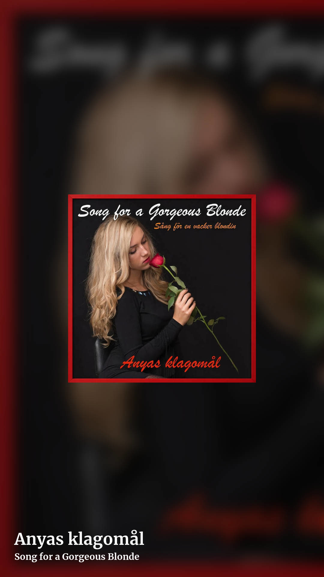 Anyas klagomål by Song for a Gorgeous Blonde, story clean share image