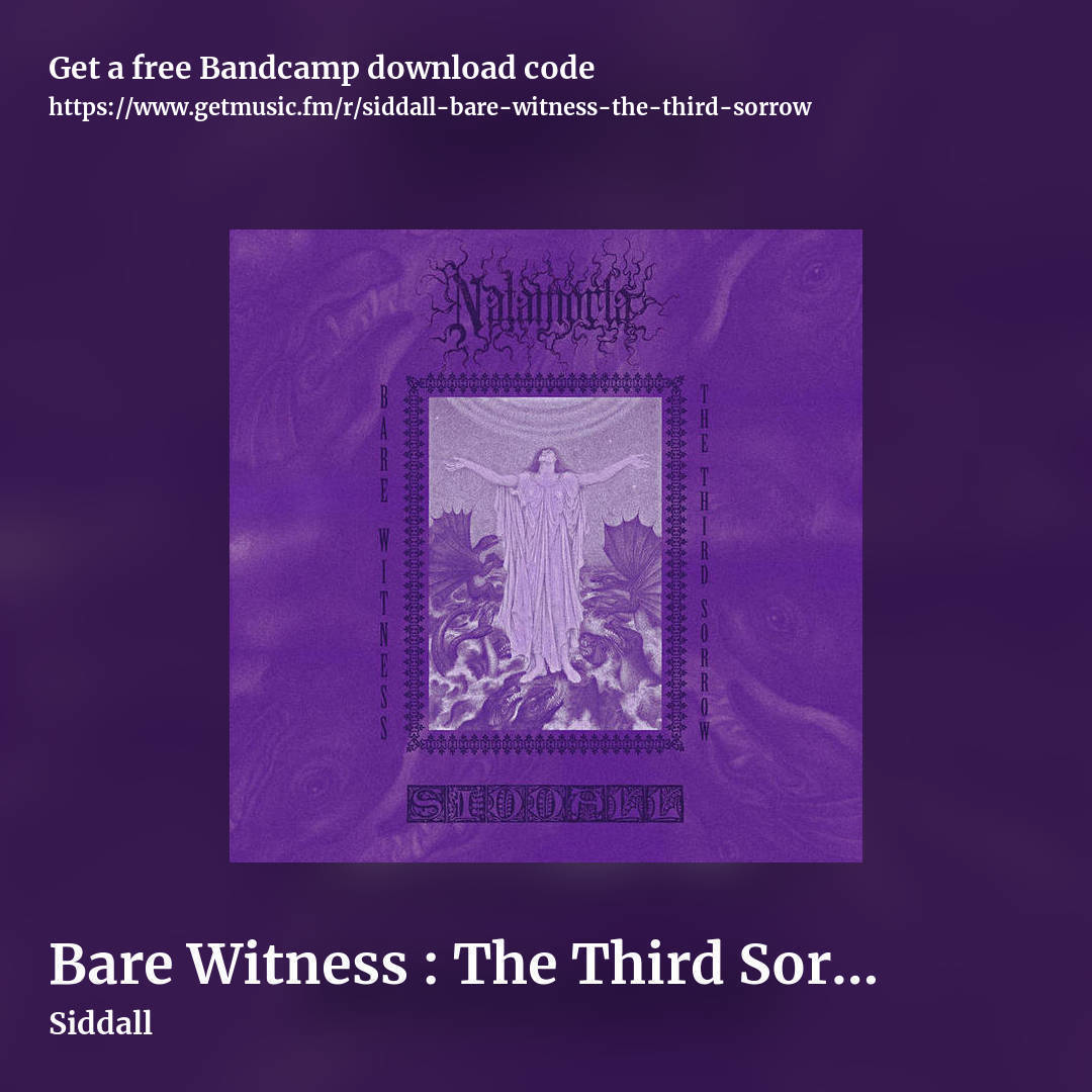 Bare Witness : The Third Sorrow by Siddall, square promo share image