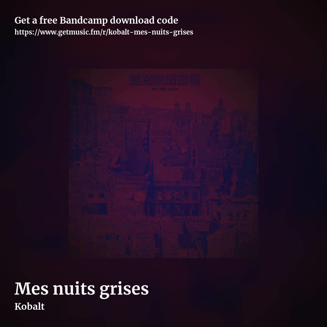 Mes nuits grises by Kobalt, square promo share image