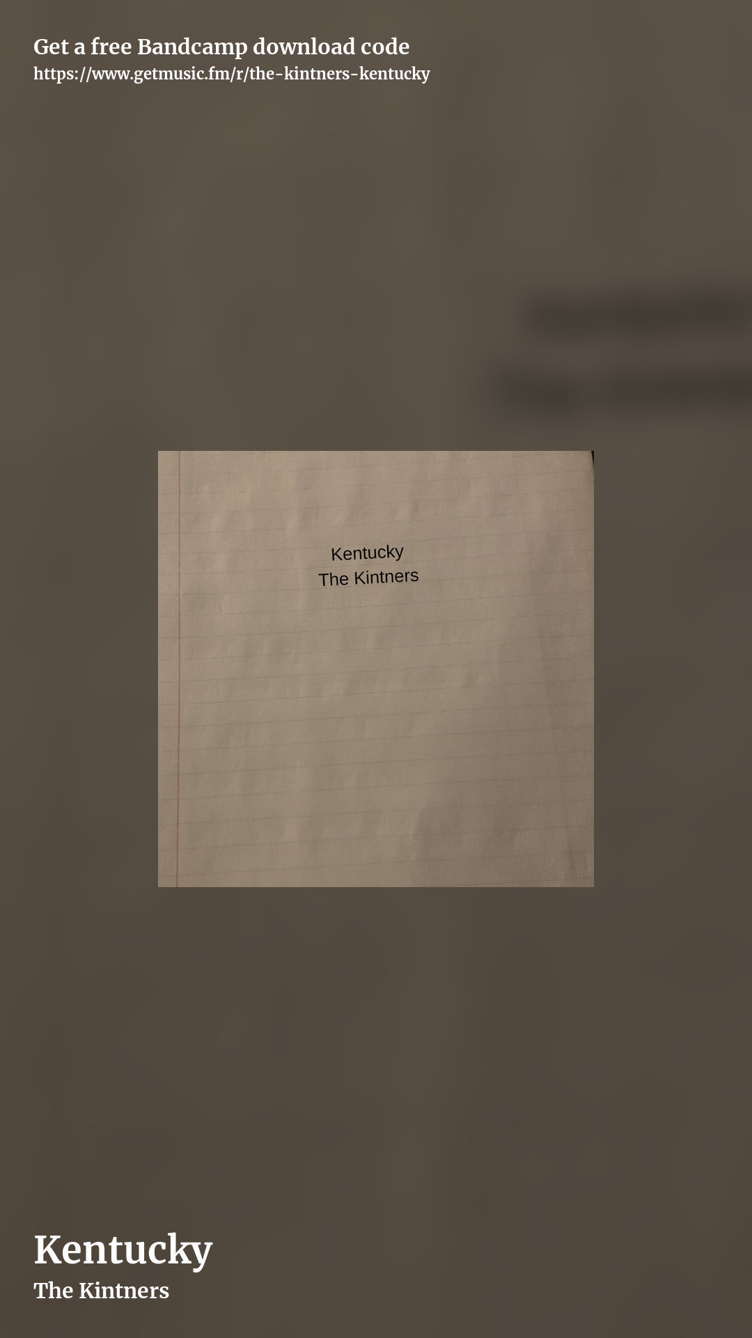 Kentucky by The Kintners, story promo share image