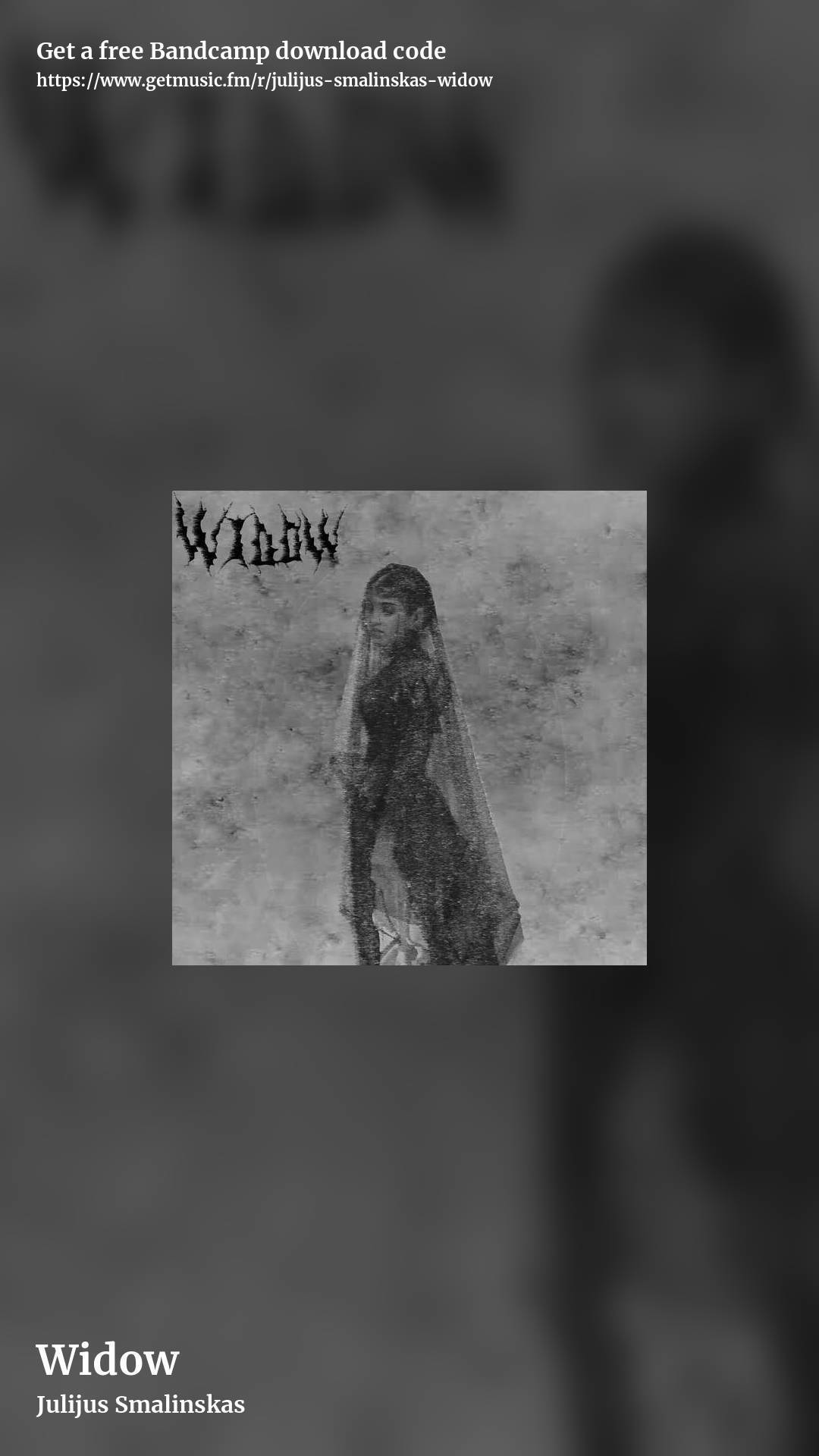 Widow by Julijus Smalinskas, story promo share image