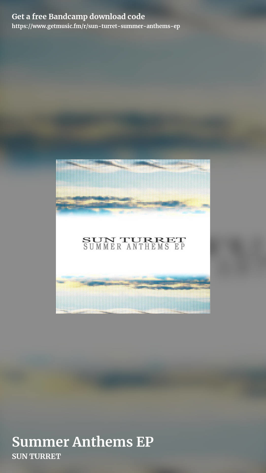 Summer Anthems EP by SUN TURRET, story promo share image