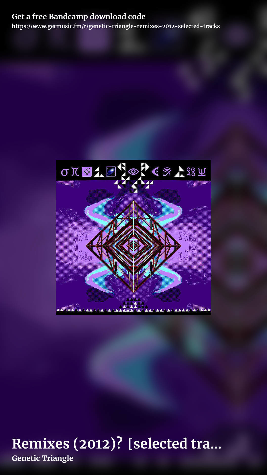 Remixes (2012)▲[selected tracks] by Genetic Triangle, story promo share image