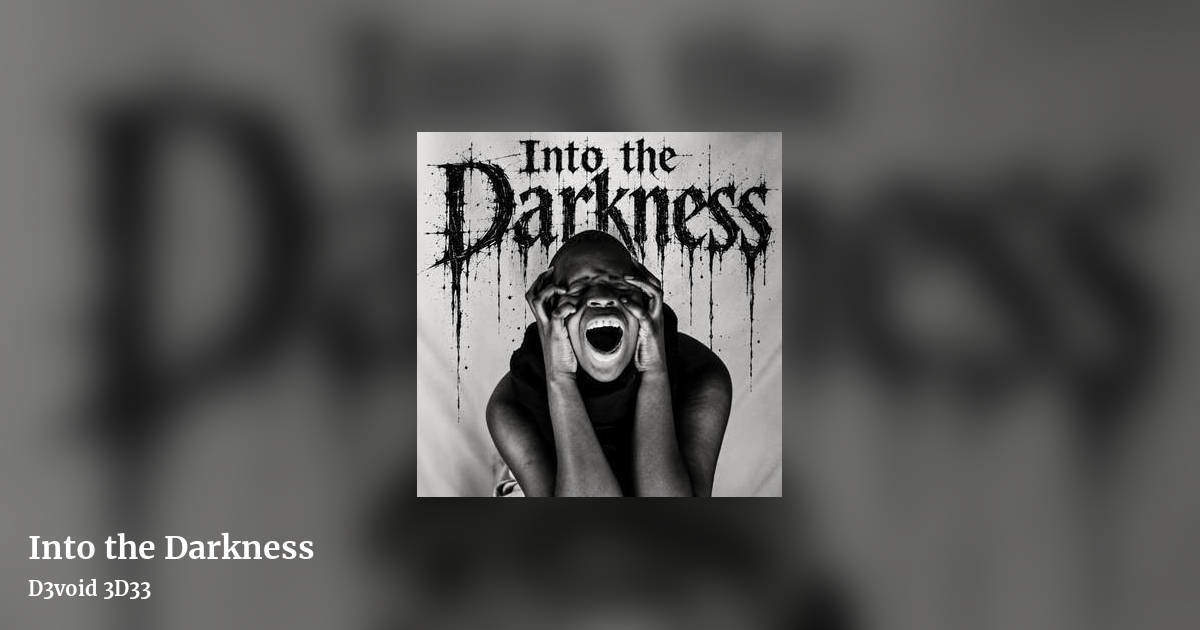 Into the Darkness by D3void 3D33, landscape clean share image