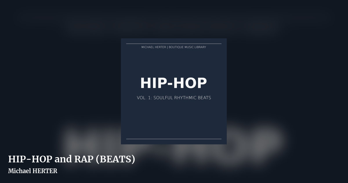 HIP​-​HOP and RAP (BEATS) by Michael HERTER, landscape clean share image