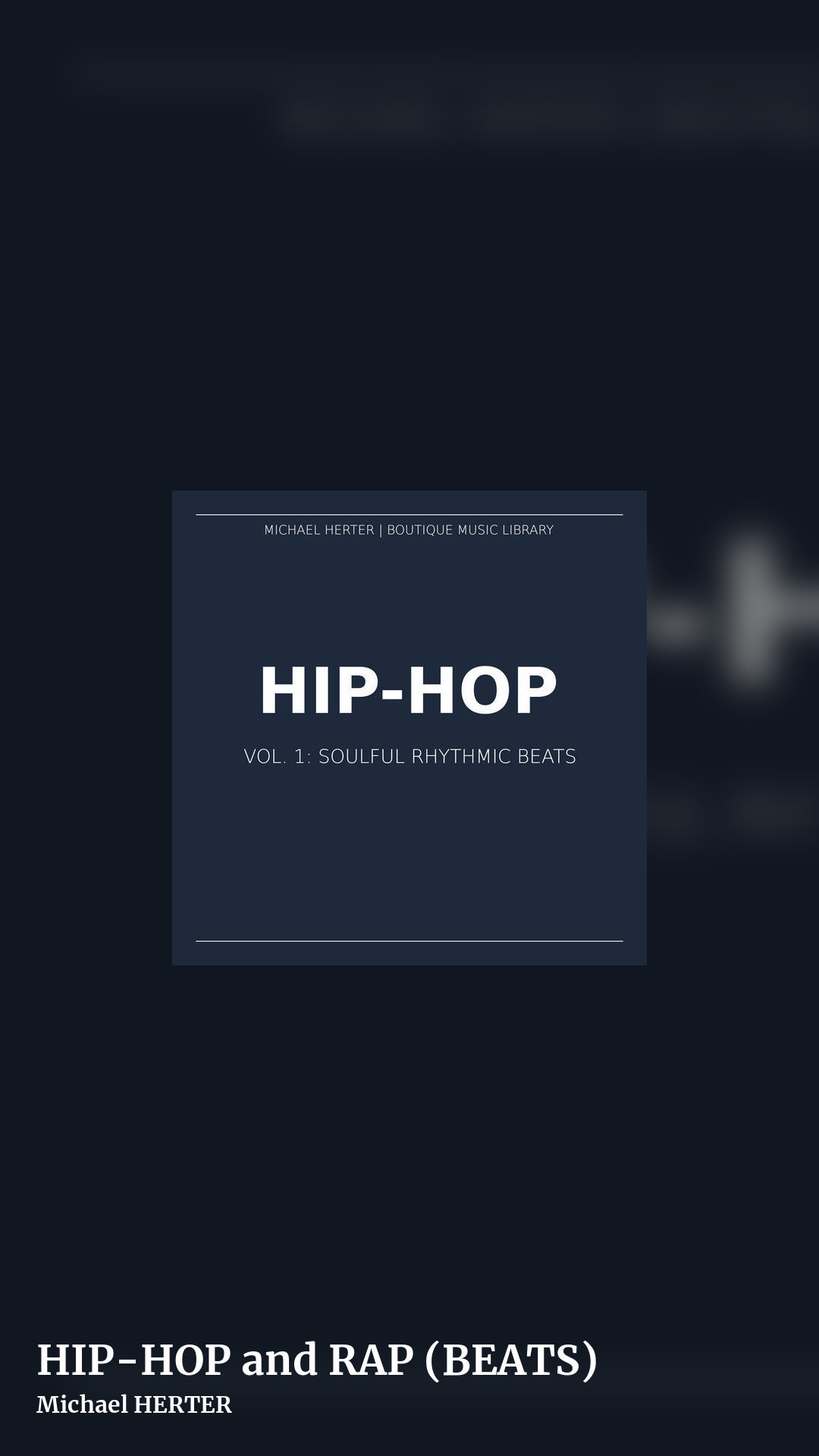 HIP​-​HOP and RAP (BEATS) by Michael HERTER, story clean share image