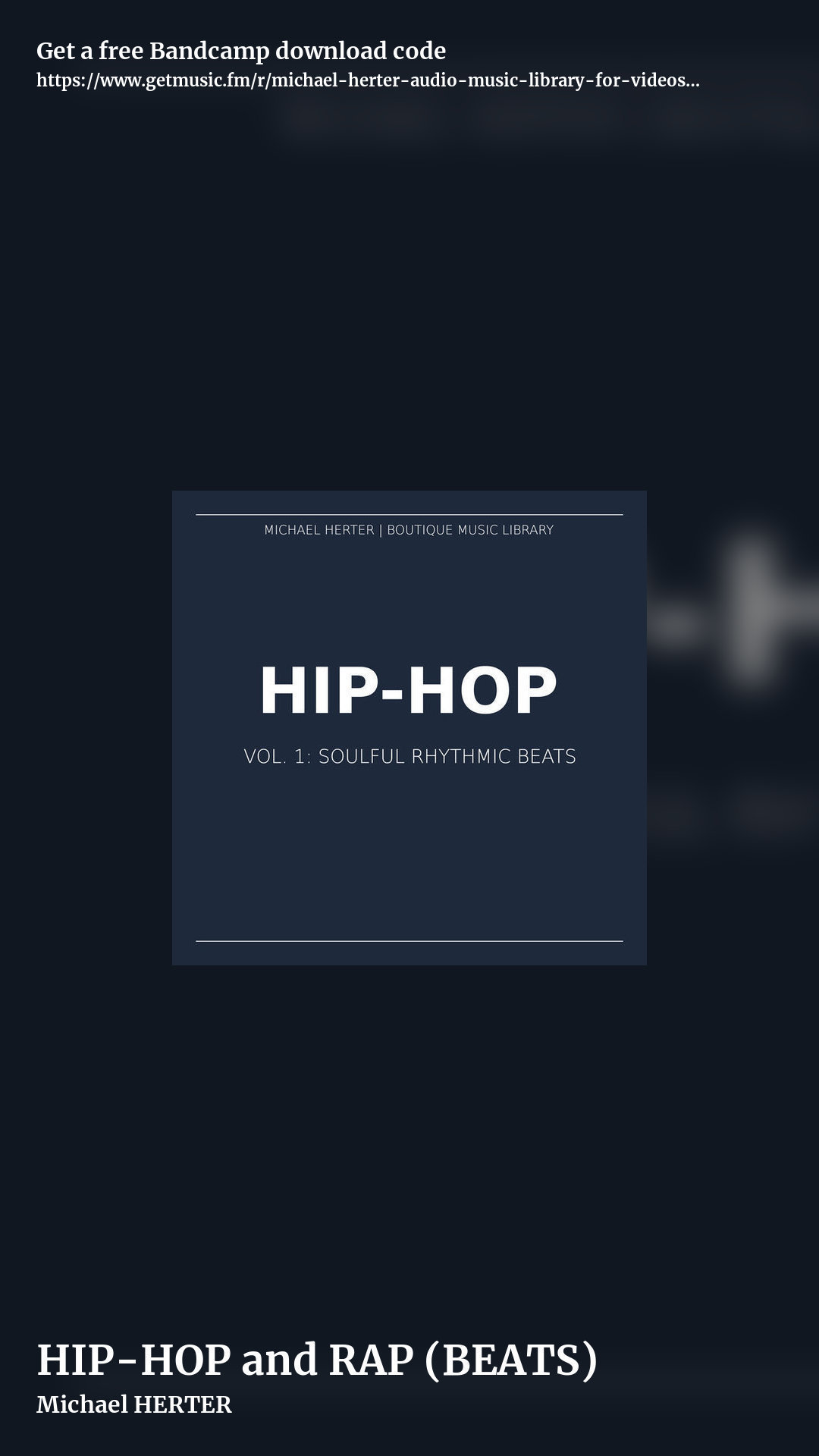 HIP​-​HOP and RAP (BEATS) by Michael HERTER, story promo share image