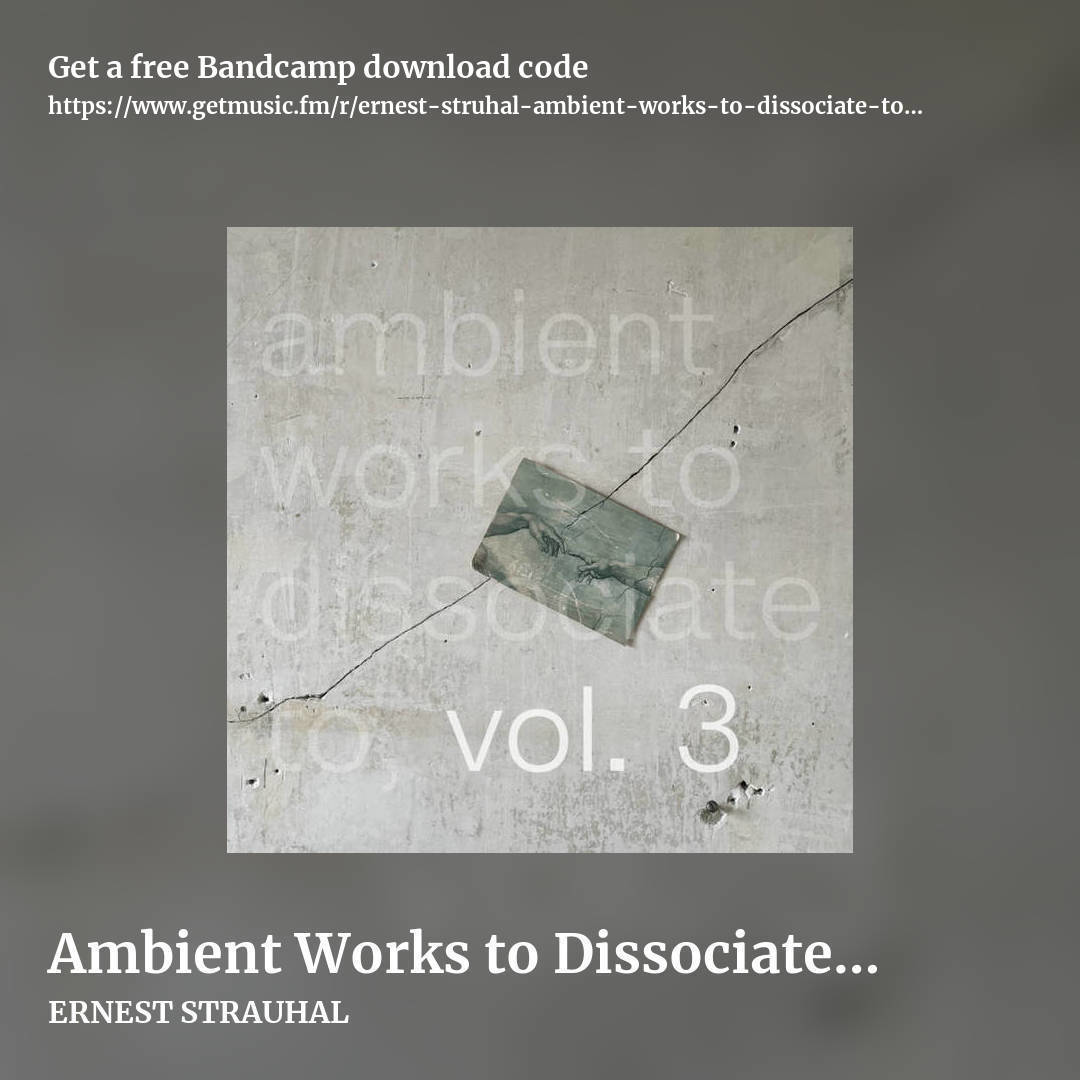 Ambient Works to Dissociate to, Vol. 3 by ERNEST STRAUHAL, square promo share image