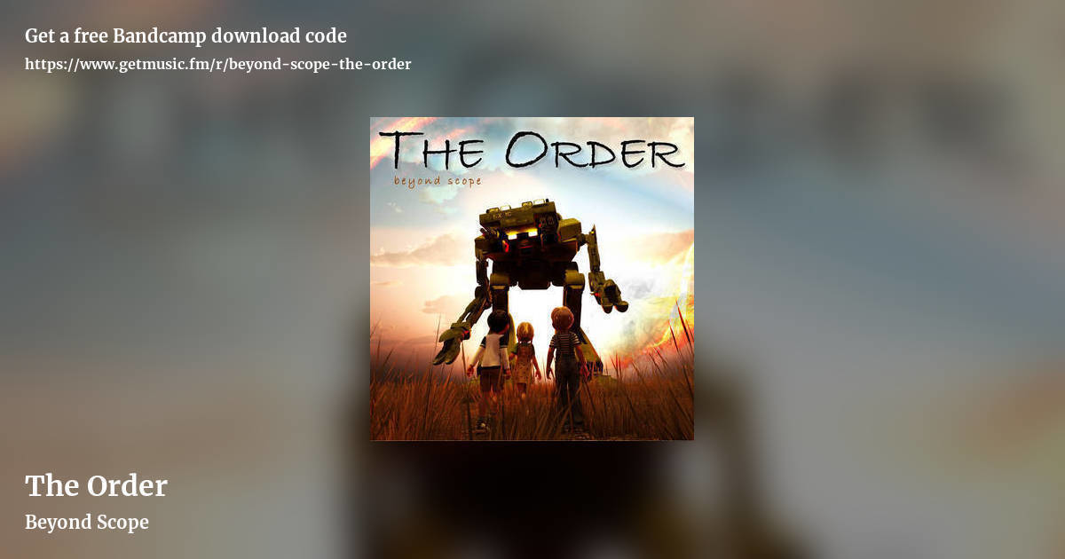 The Order by Beyond Scope, landscape promo share image