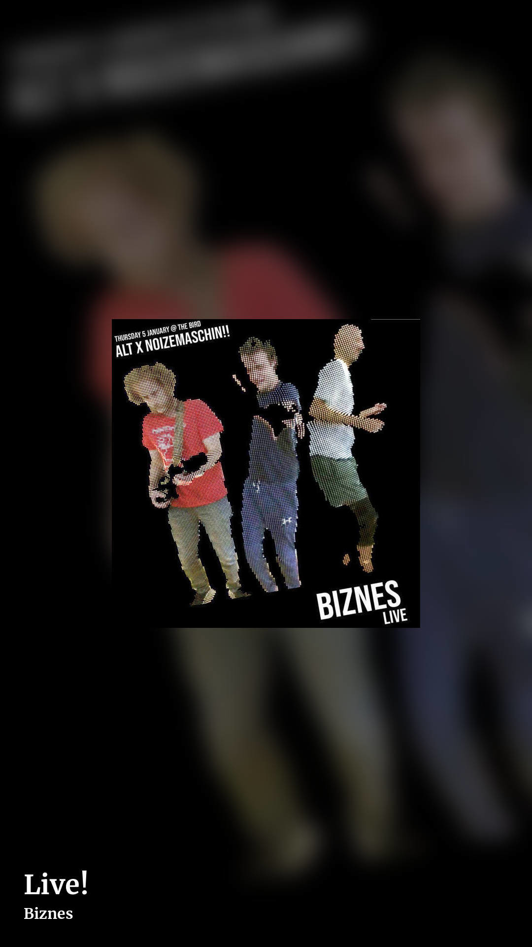 Live! by Biznes, story clean share image