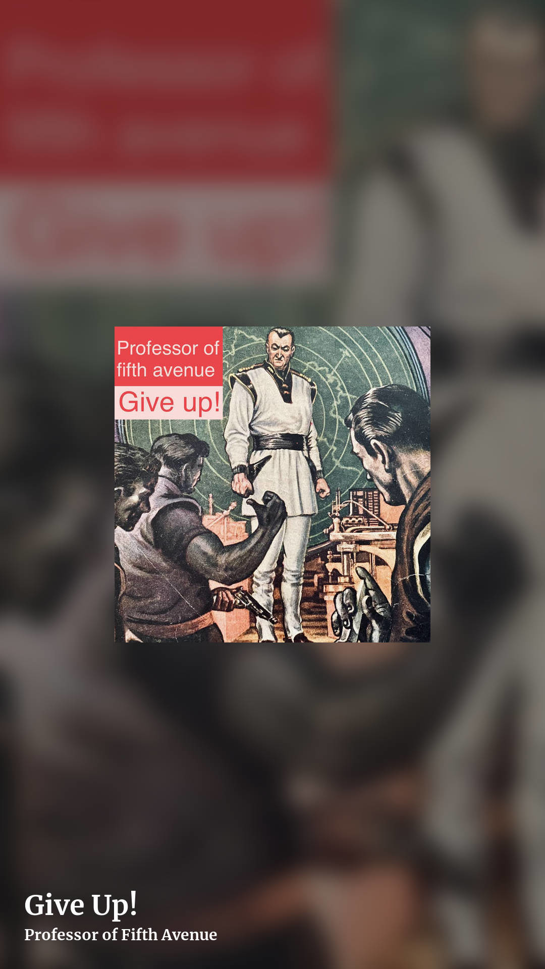 Give Up! by Professor of Fifth Avenue, story clean share image